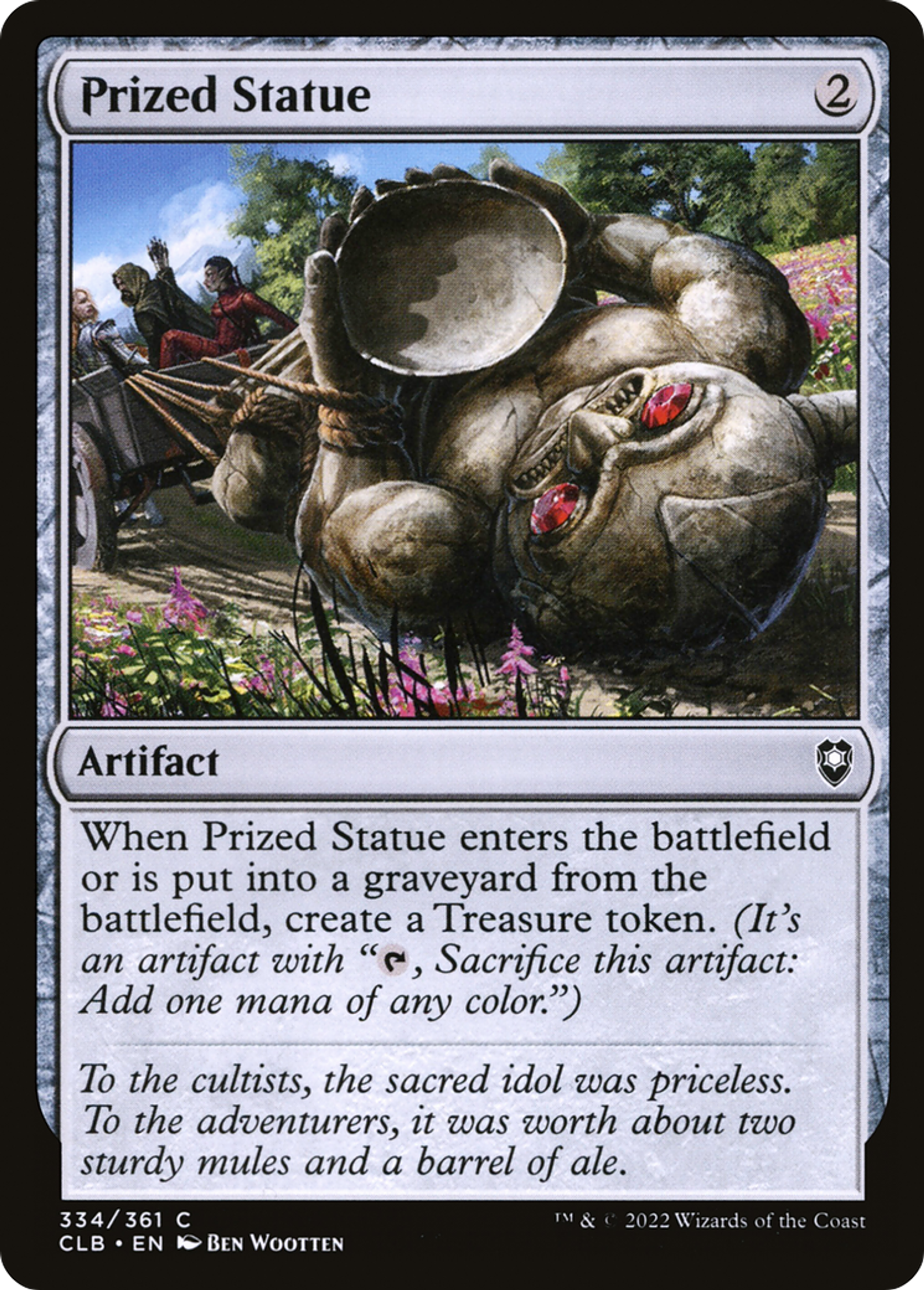 Prized Statue — Commander Legends: Battle for Baldur's Gate — Magic: The Gathering