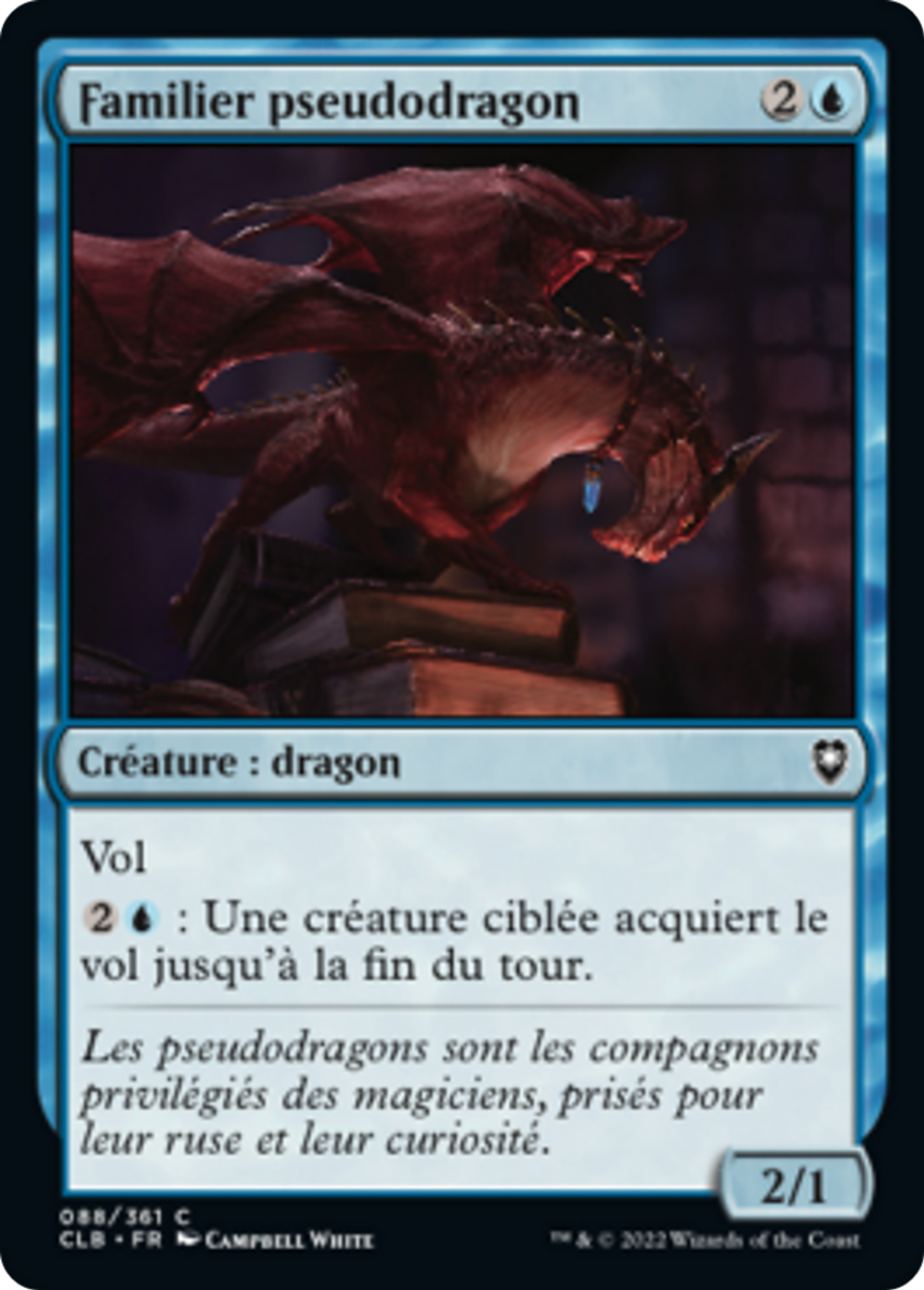 Familier pseudodragon — Commander Legends: Battle for Baldur's Gate — Magic: The Gathering