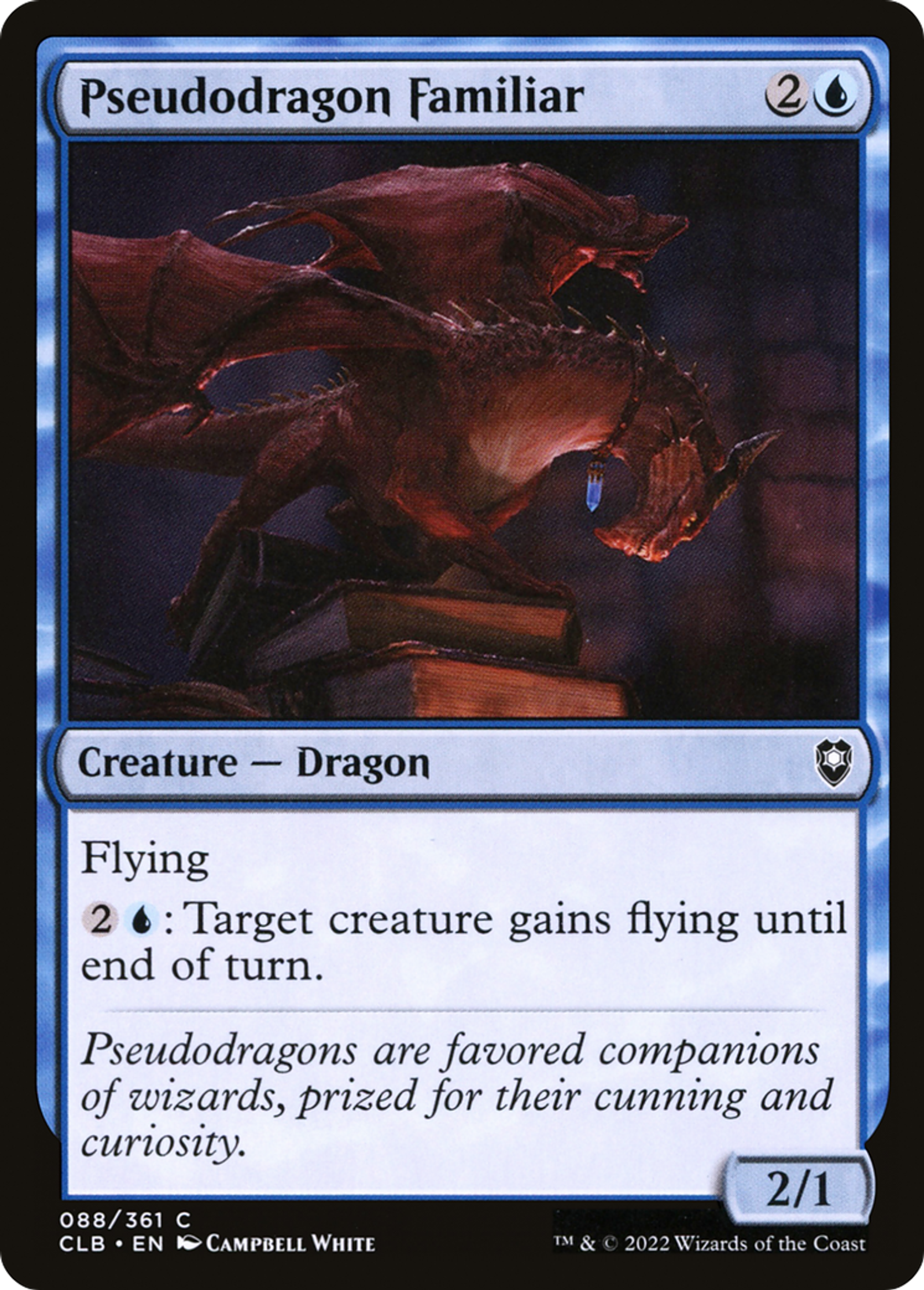 Pseudodragon Familiar — Commander Legends: Battle for Baldur's Gate — Magic: The Gathering