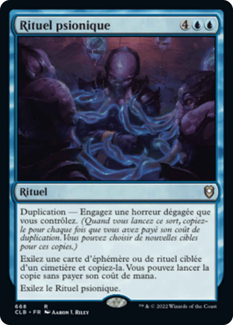 Rituel psionique — Commander Legends: Battle for Baldur's Gate — Magic: The Gathering