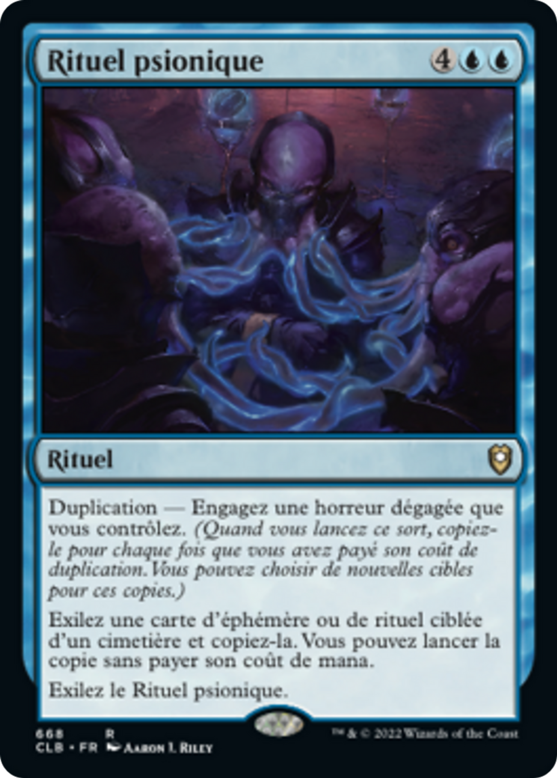 Rituel psionique — Commander Legends: Battle for Baldur's Gate — Magic: The Gathering