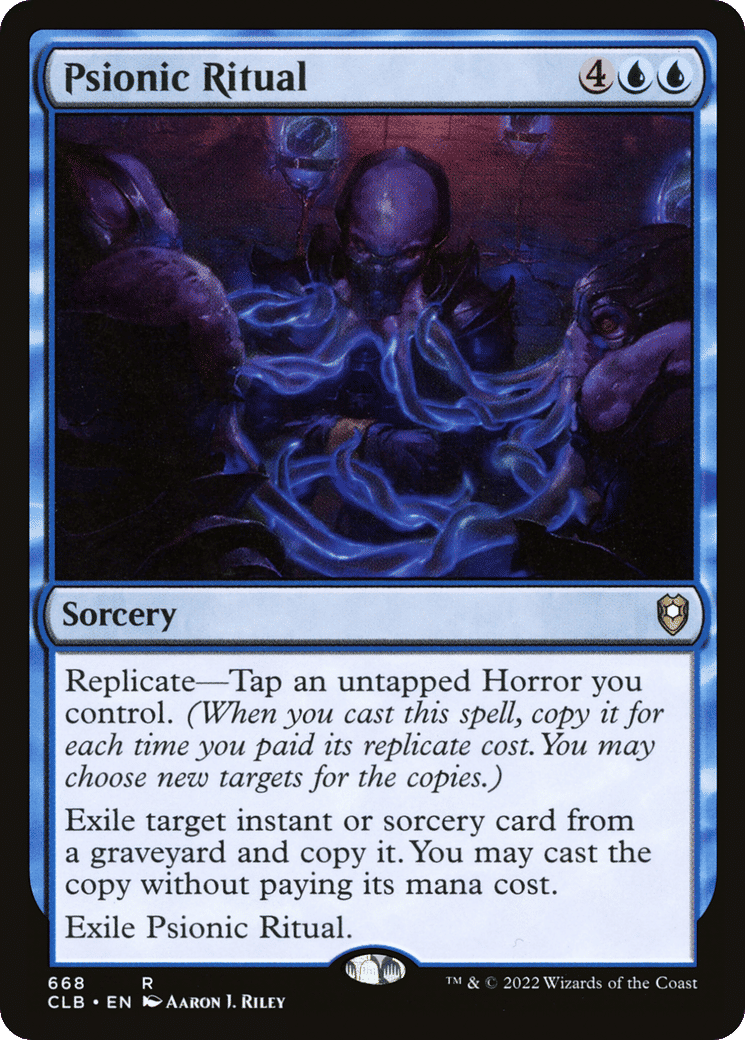 Psionic Ritual — Commander Legends: Battle for Baldur's Gate — Magic: The Gathering