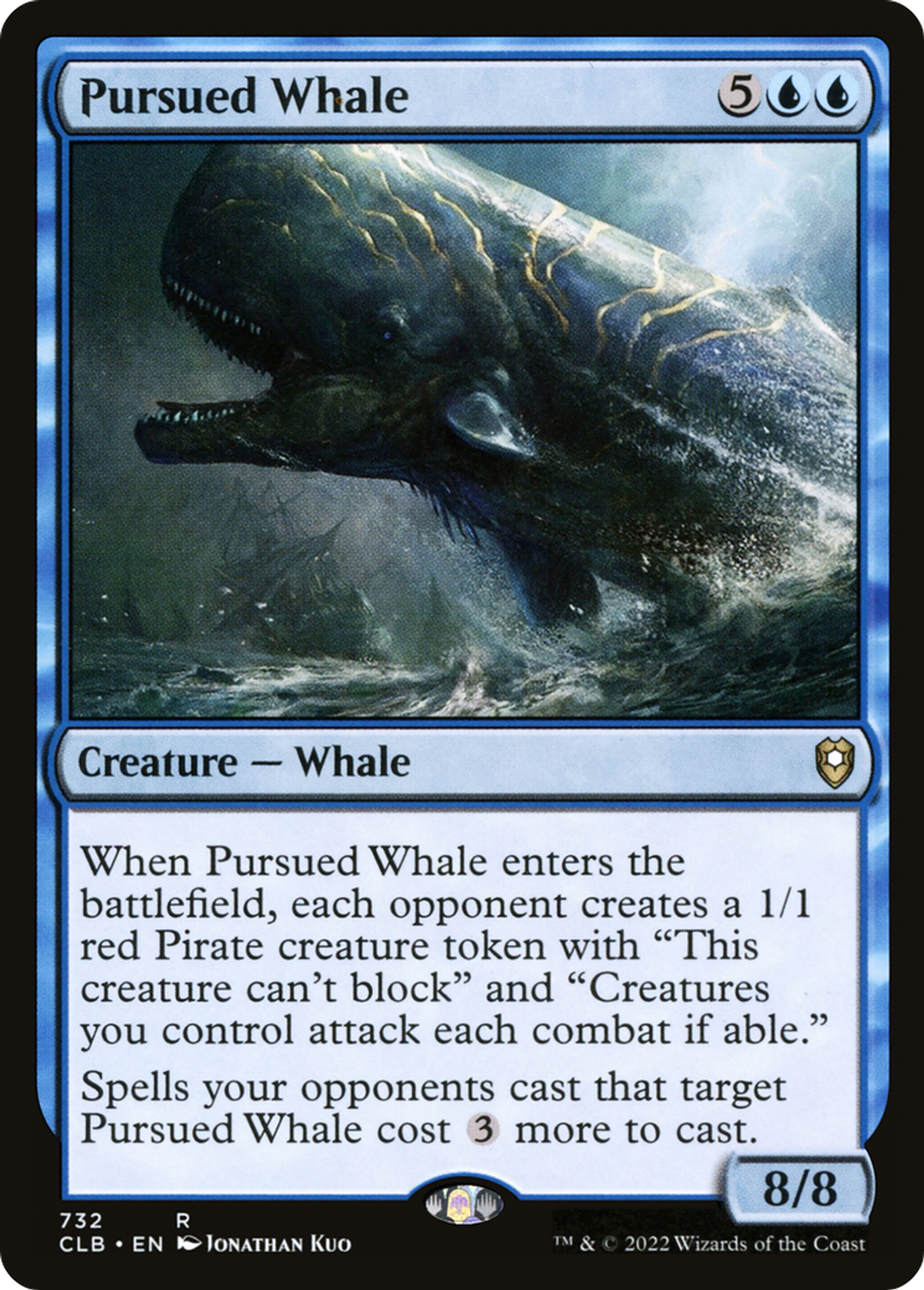 Pursued Whale — Commander Legends: Battle for Baldur's Gate — Magic: The Gathering