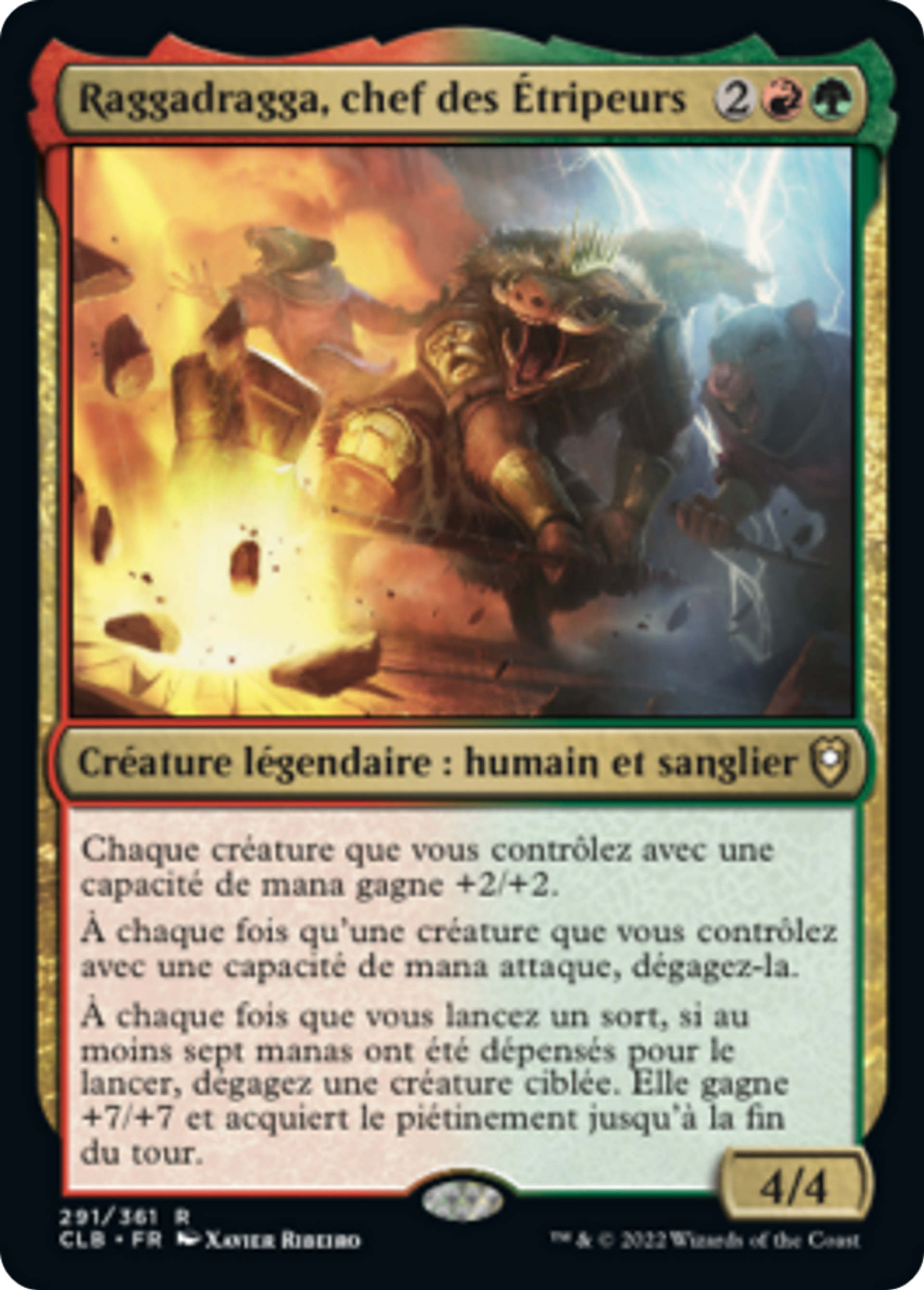 Raggadragga, chef des Étripeurs — Commander Legends: Battle for Baldur's Gate — Magic: The Gathering