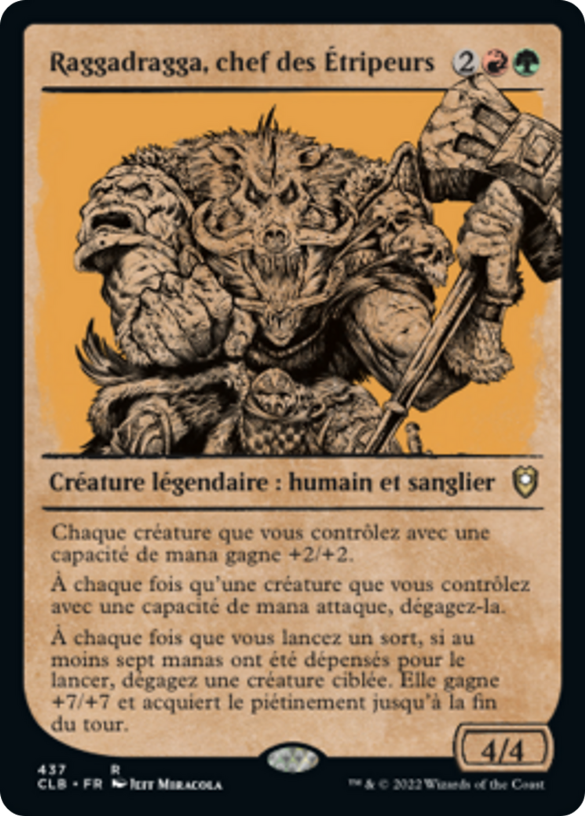 Raggadragga, chef des Étripeurs — Commander Legends: Battle for Baldur's Gate — Magic: The Gathering