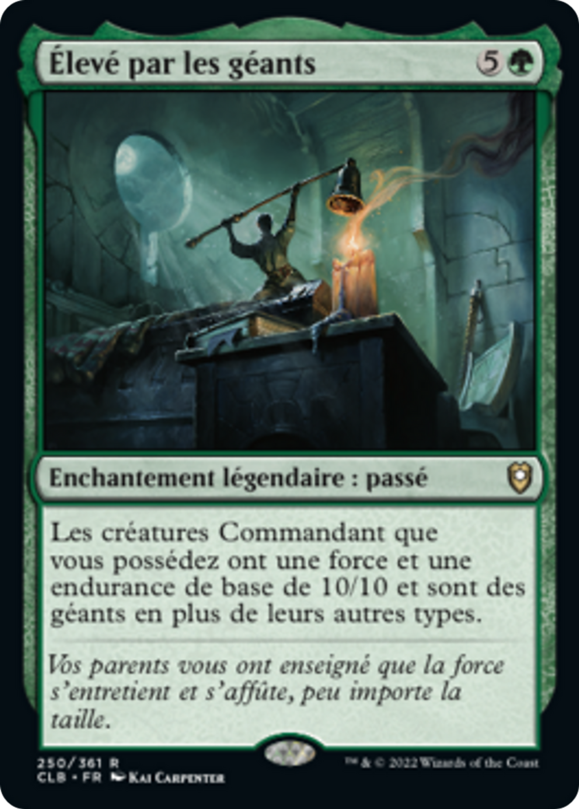 Élevé par les géants — Commander Legends: Battle for Baldur's Gate — Magic: The Gathering