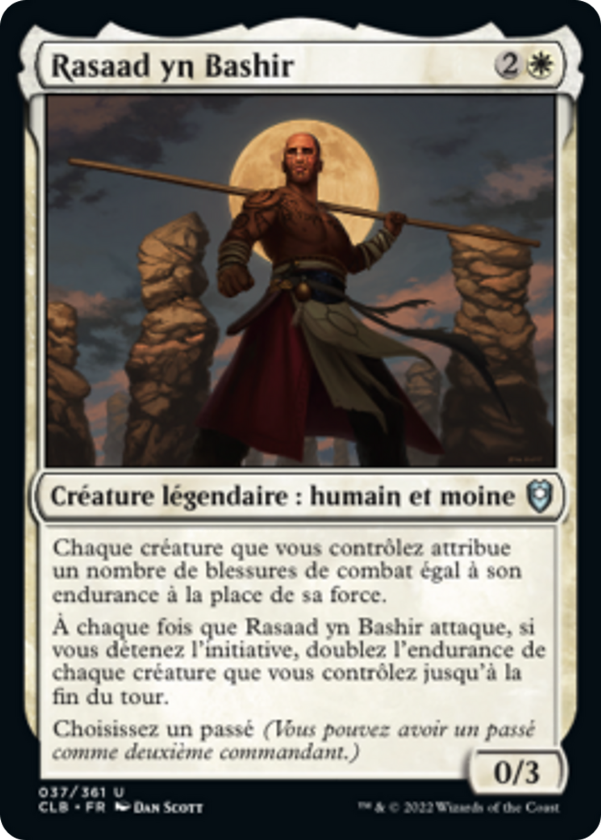 Rasaad yn Bashir — Commander Legends: Battle for Baldur's Gate — Magic: The Gathering