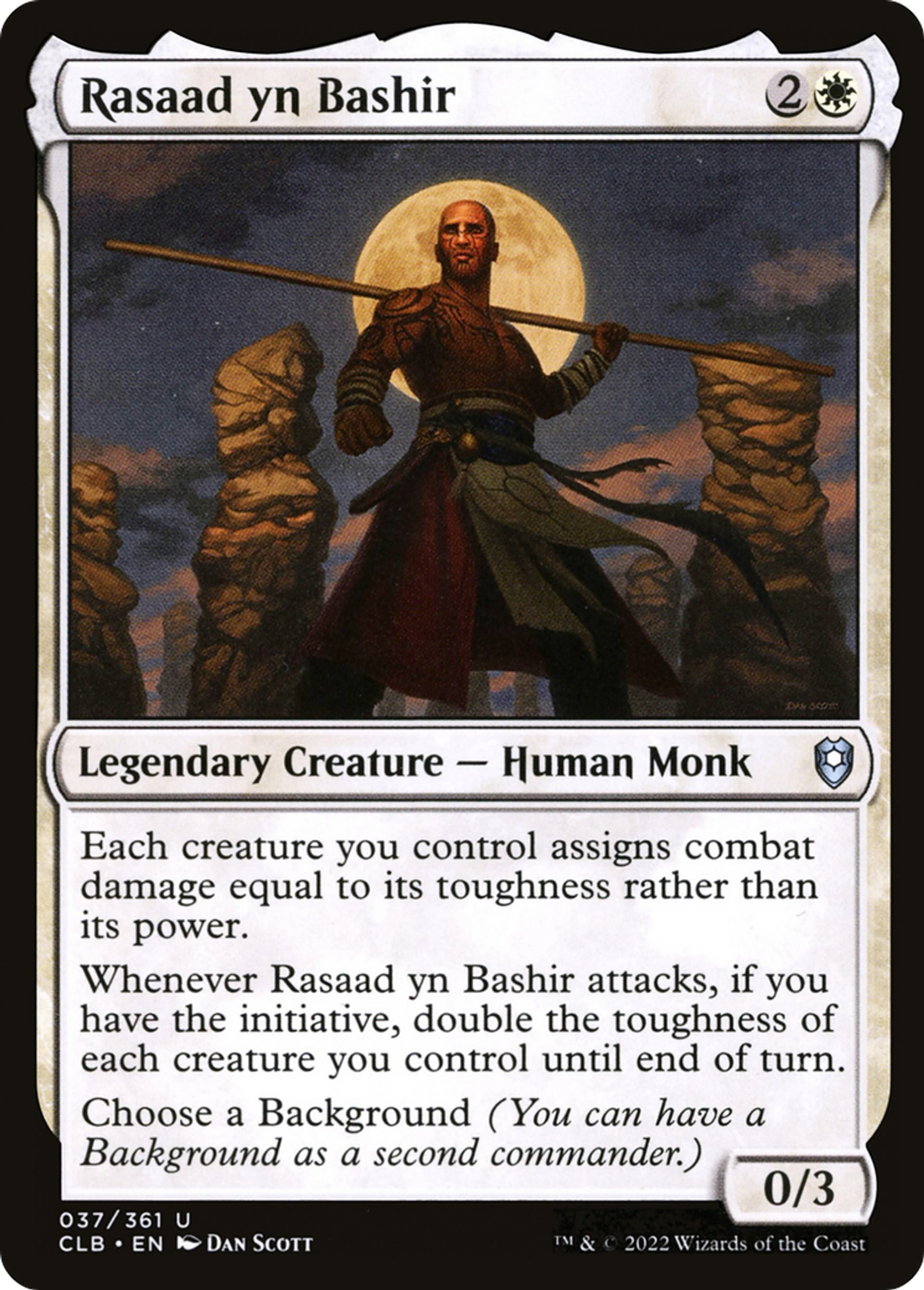 Rasaad yn Bashir — Commander Legends: Battle for Baldur's Gate — Magic: The Gathering