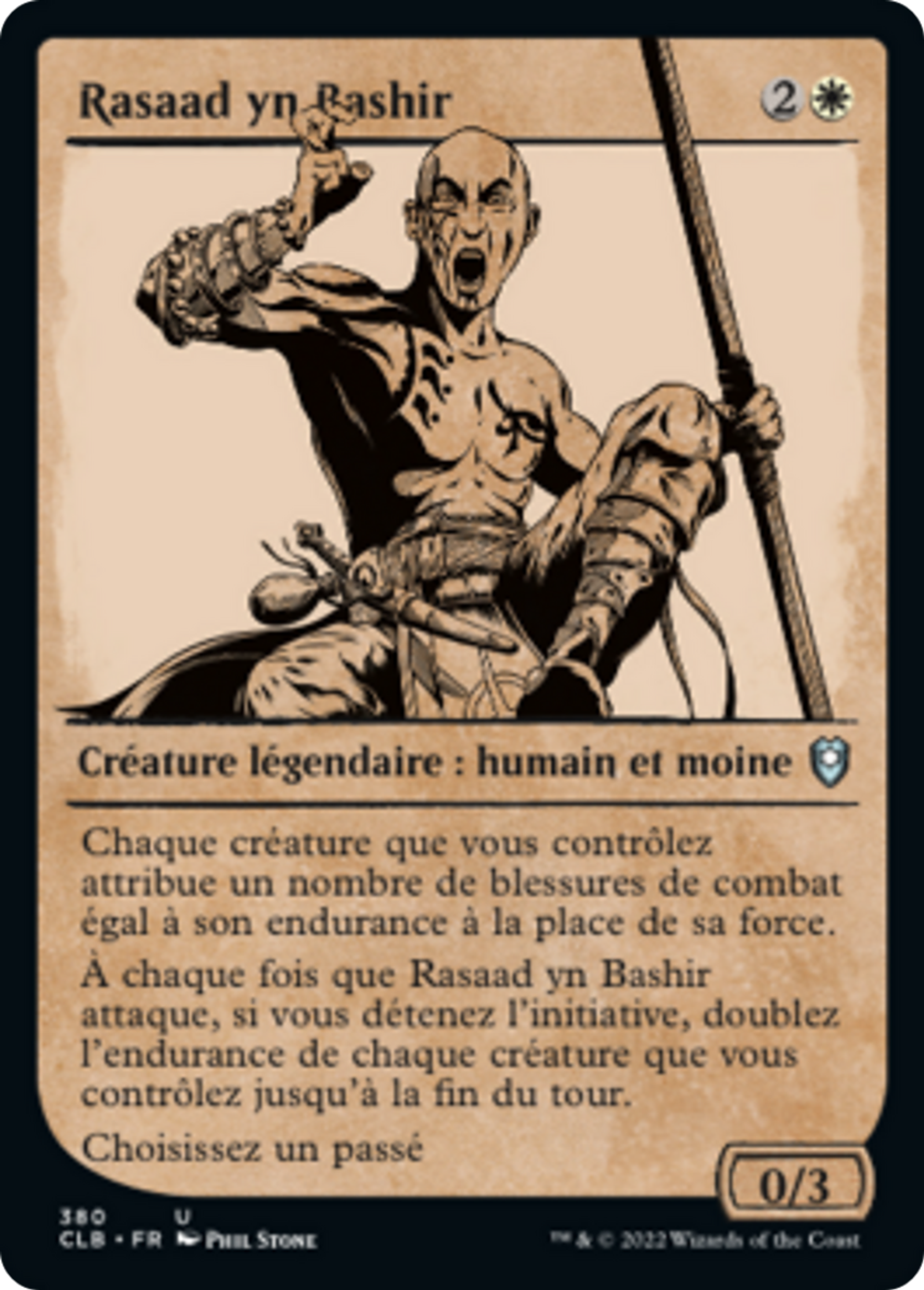 Rasaad yn Bashir — Commander Legends: Battle for Baldur's Gate — Magic: The Gathering