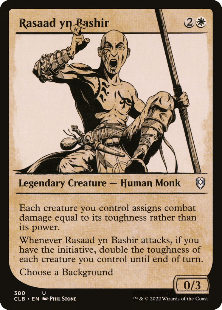 Rasaad yn Bashir — Commander Legends: Battle for Baldur's Gate — Magic: The Gathering