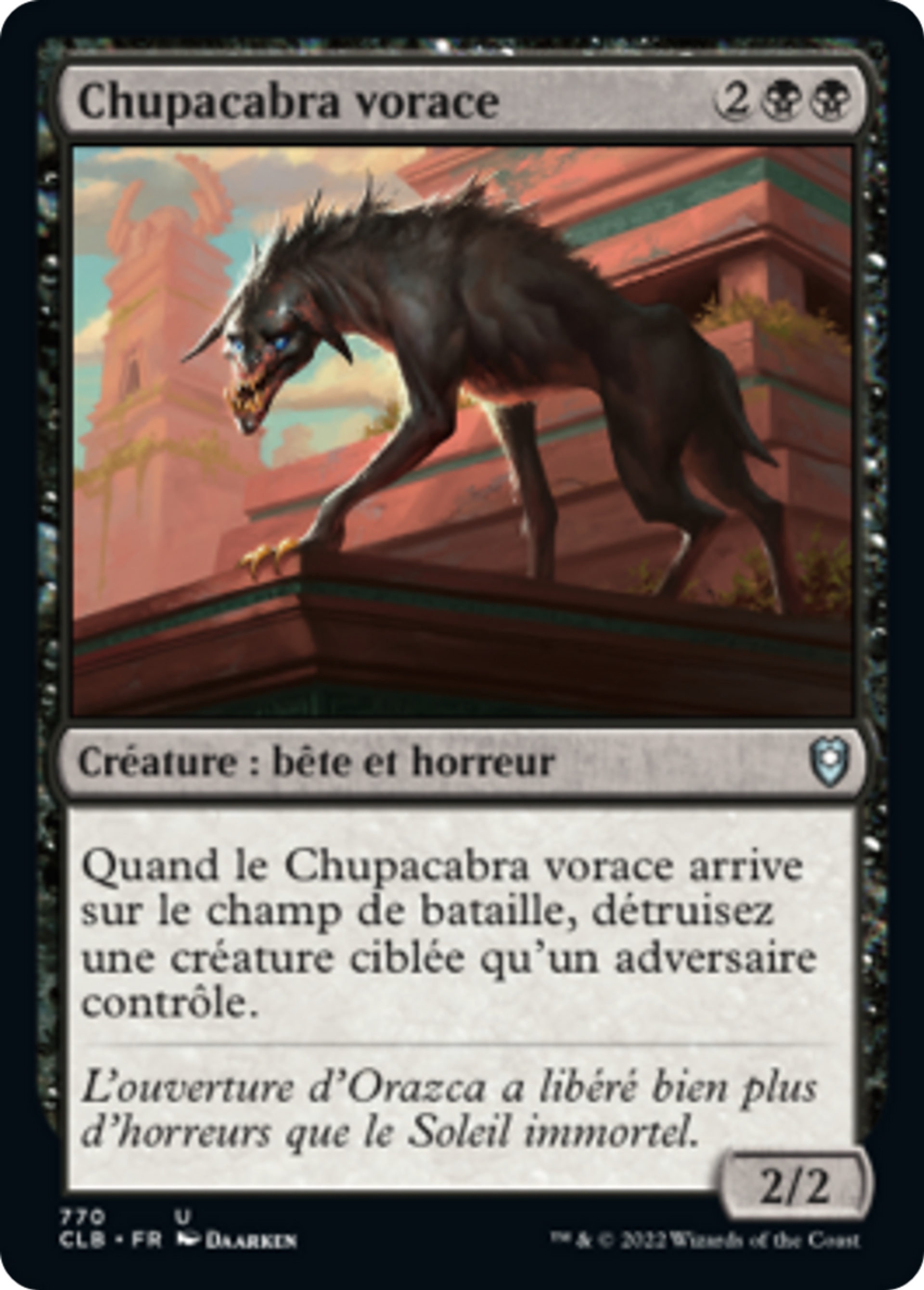 Chupacabra vorace — Commander Legends: Battle for Baldur's Gate — Magic: The Gathering
