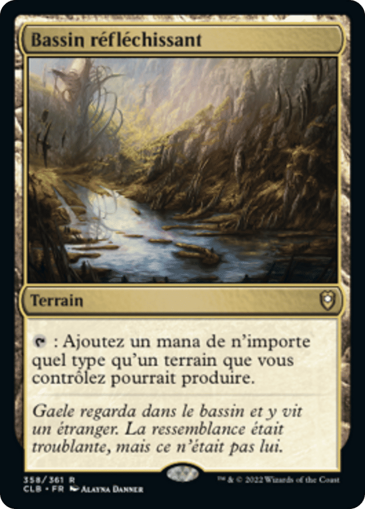 Bassin réfléchissant — Commander Legends: Battle for Baldur's Gate — Magic: The Gathering