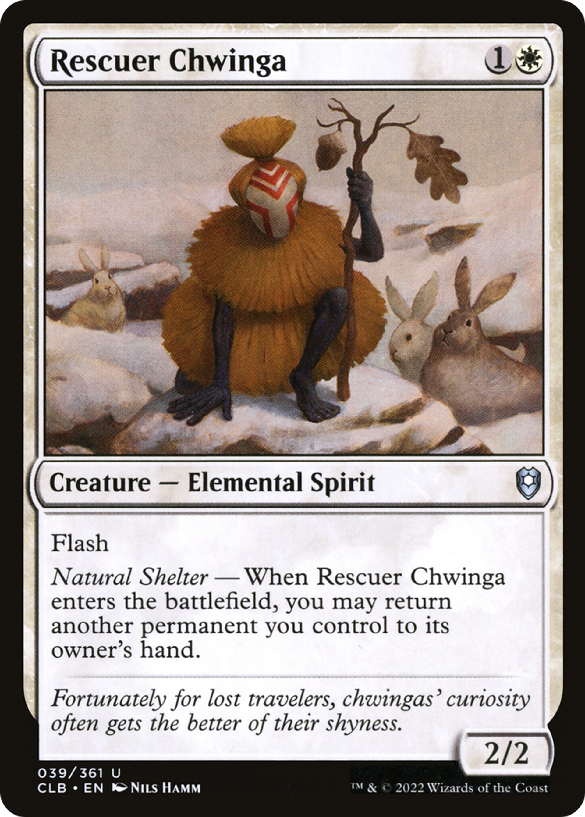 Rescuer Chwinga — Commander Legends: Battle for Baldur's Gate — Magic: The Gathering