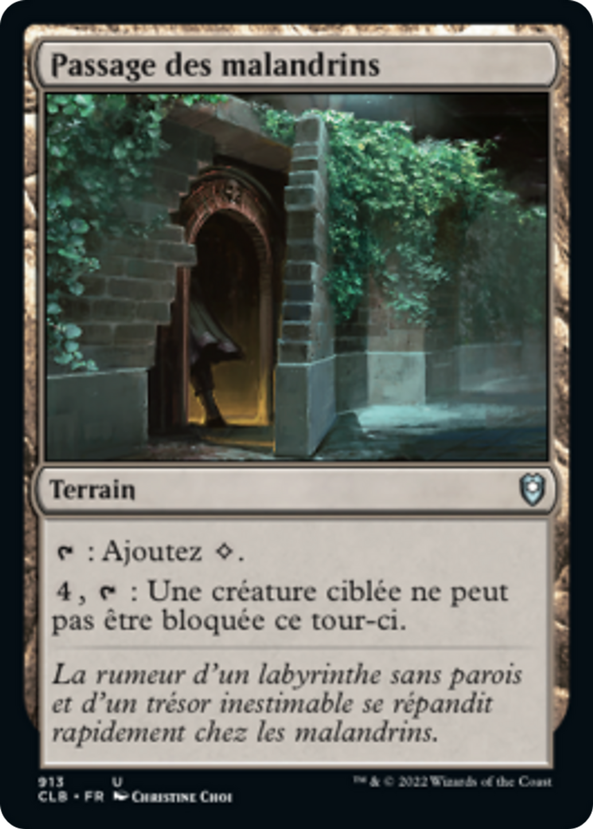 Passage des malandrins — Commander Legends: Battle for Baldur's Gate — Magic: The Gathering