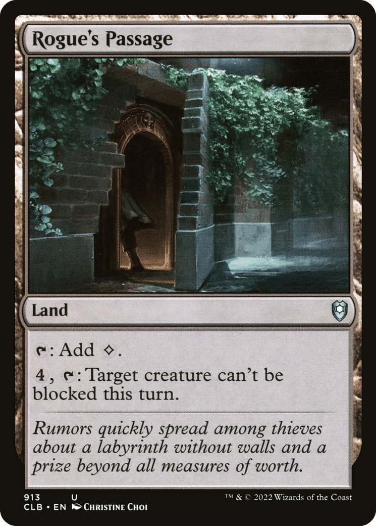 Rogue's Passage — Commander Legends: Battle for Baldur's Gate — Magic: The Gathering