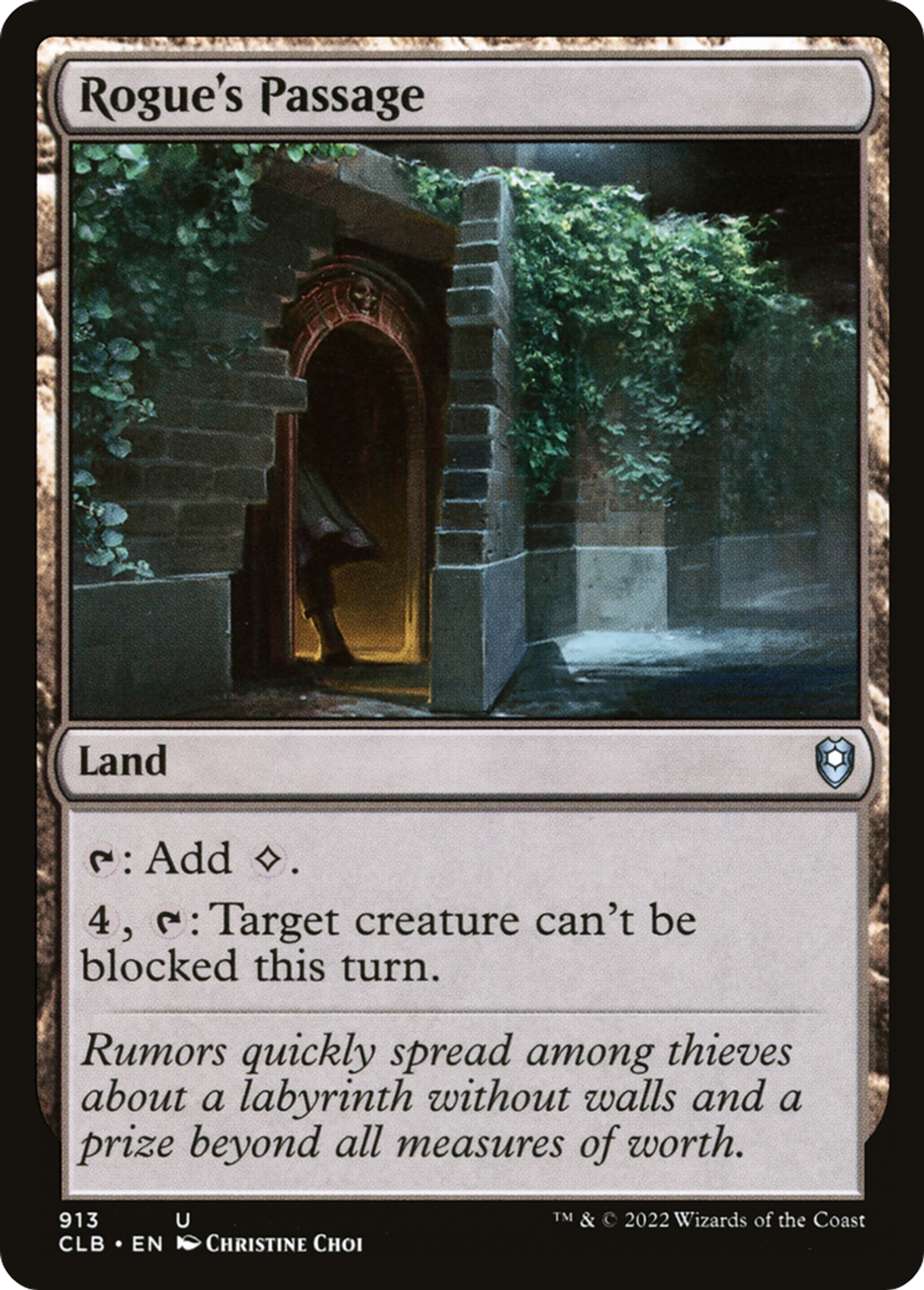 Passage des malandrins — Commander Legends: Battle for Baldur's Gate — Magic: The Gathering