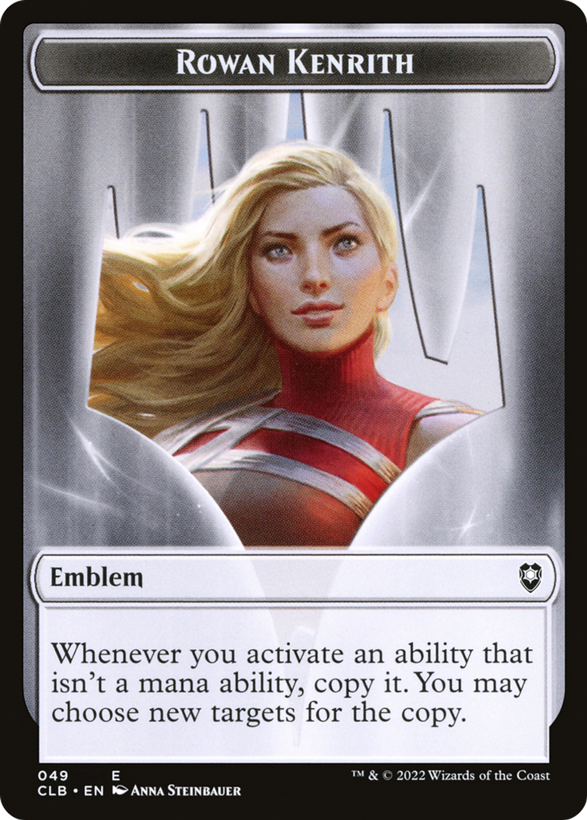 Rowan Kenrith Emblem — Commander Legends: Battle for Baldur's Gate — Magic: The Gathering