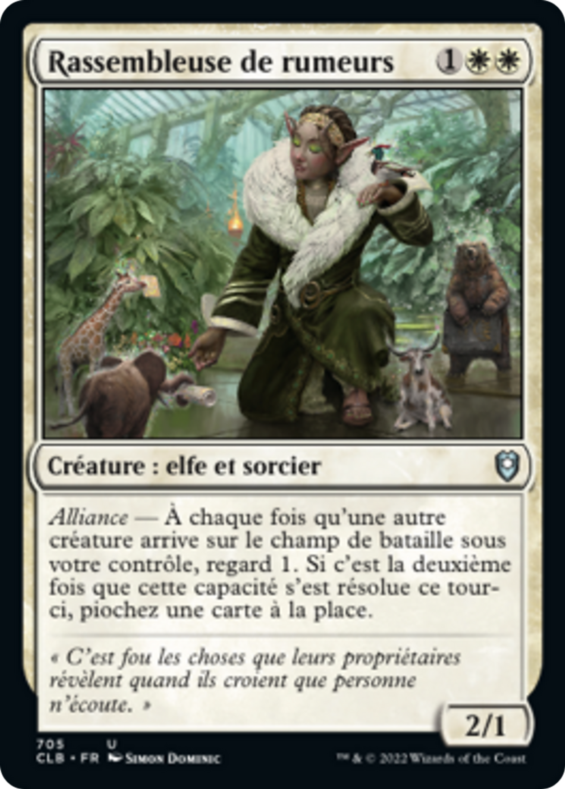 Rassembleuse de rumeurs — Commander Legends: Battle for Baldur's Gate — Magic: The Gathering