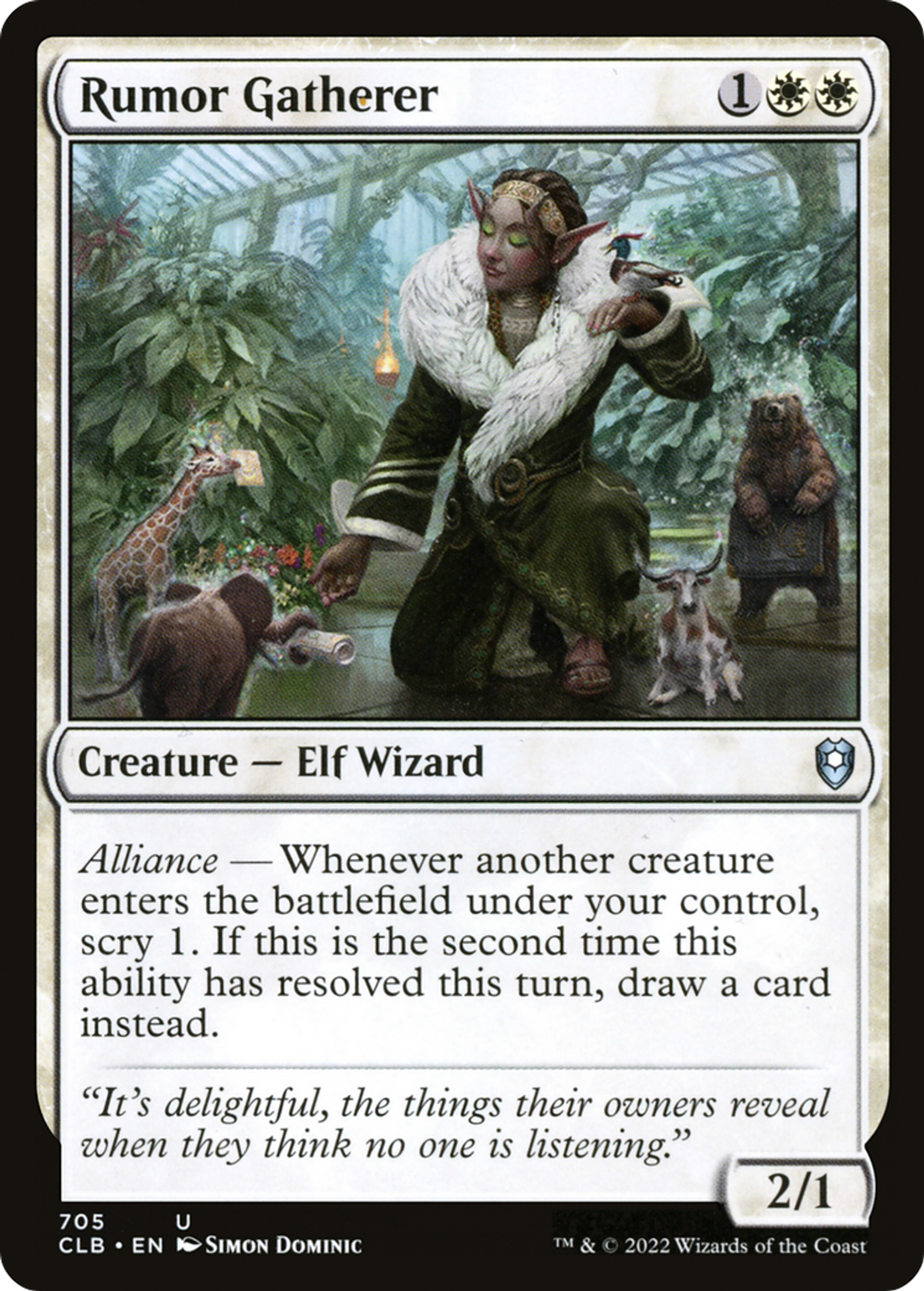 Rumor Gatherer — Commander Legends: Battle for Baldur's Gate — Magic: The Gathering