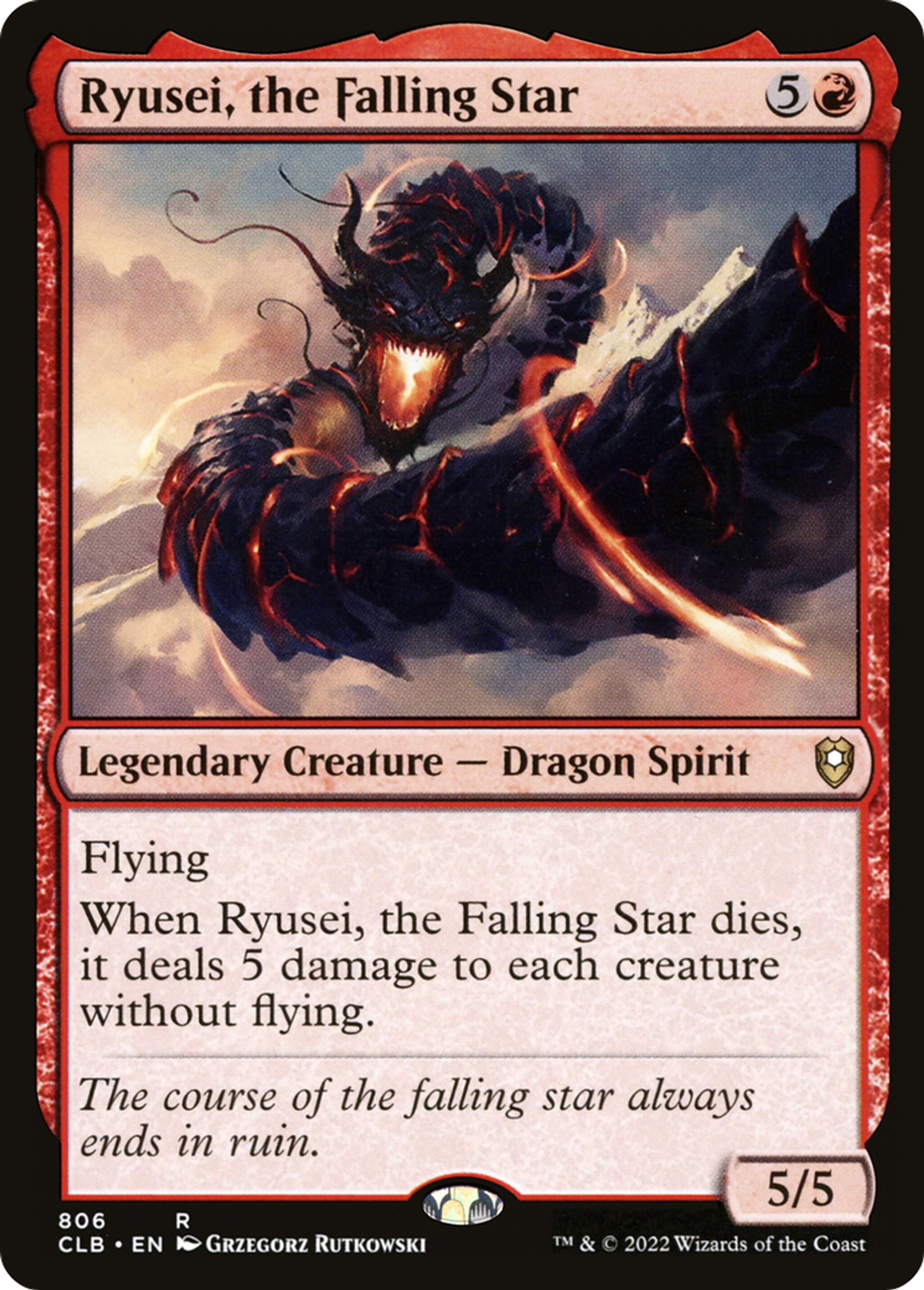 Ryusei, the Falling Star — Commander Legends: Battle for Baldur's Gate — Magic: The Gathering
