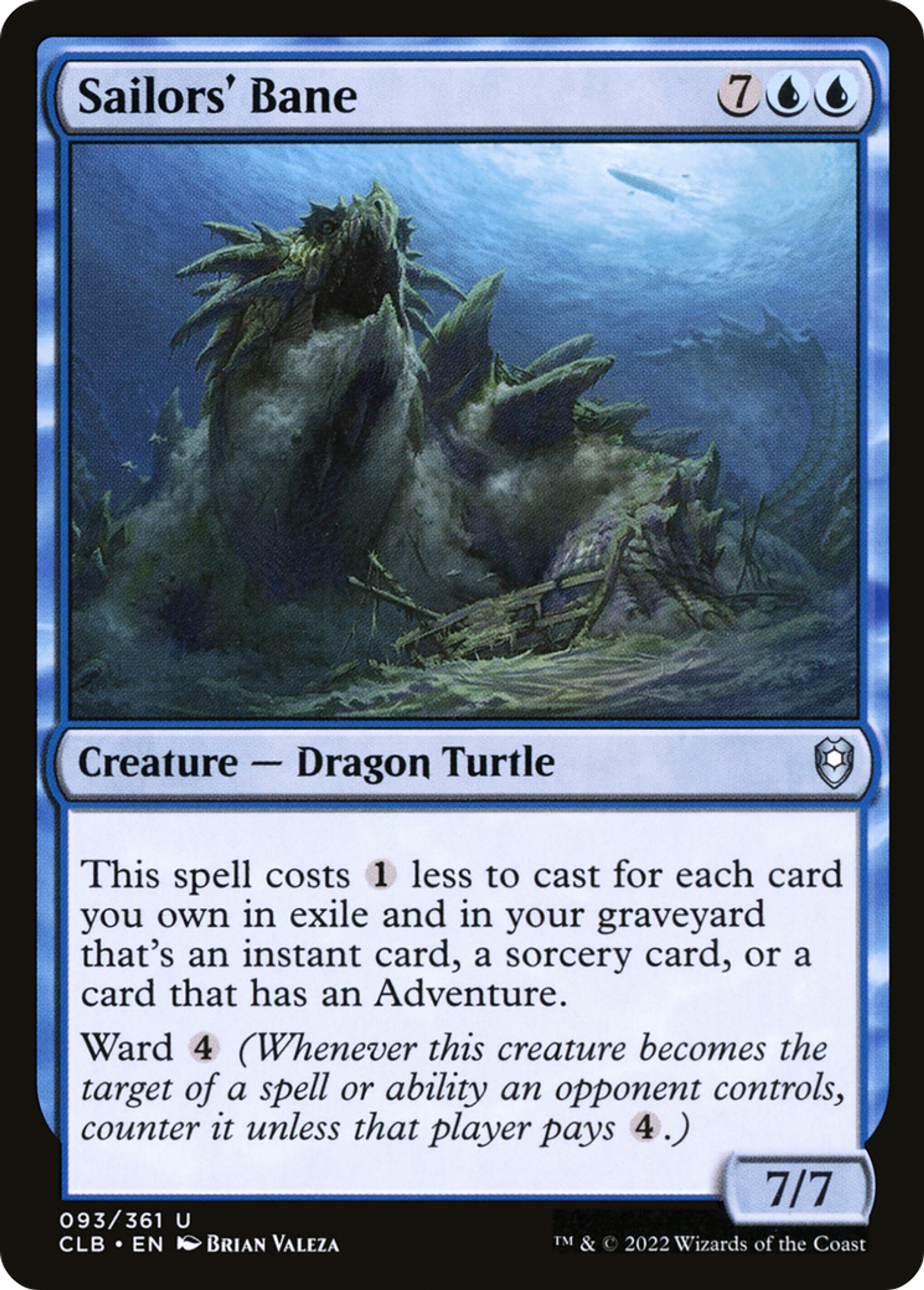 Sailors' Bane — Commander Legends: Battle for Baldur's Gate — Magic: The Gathering