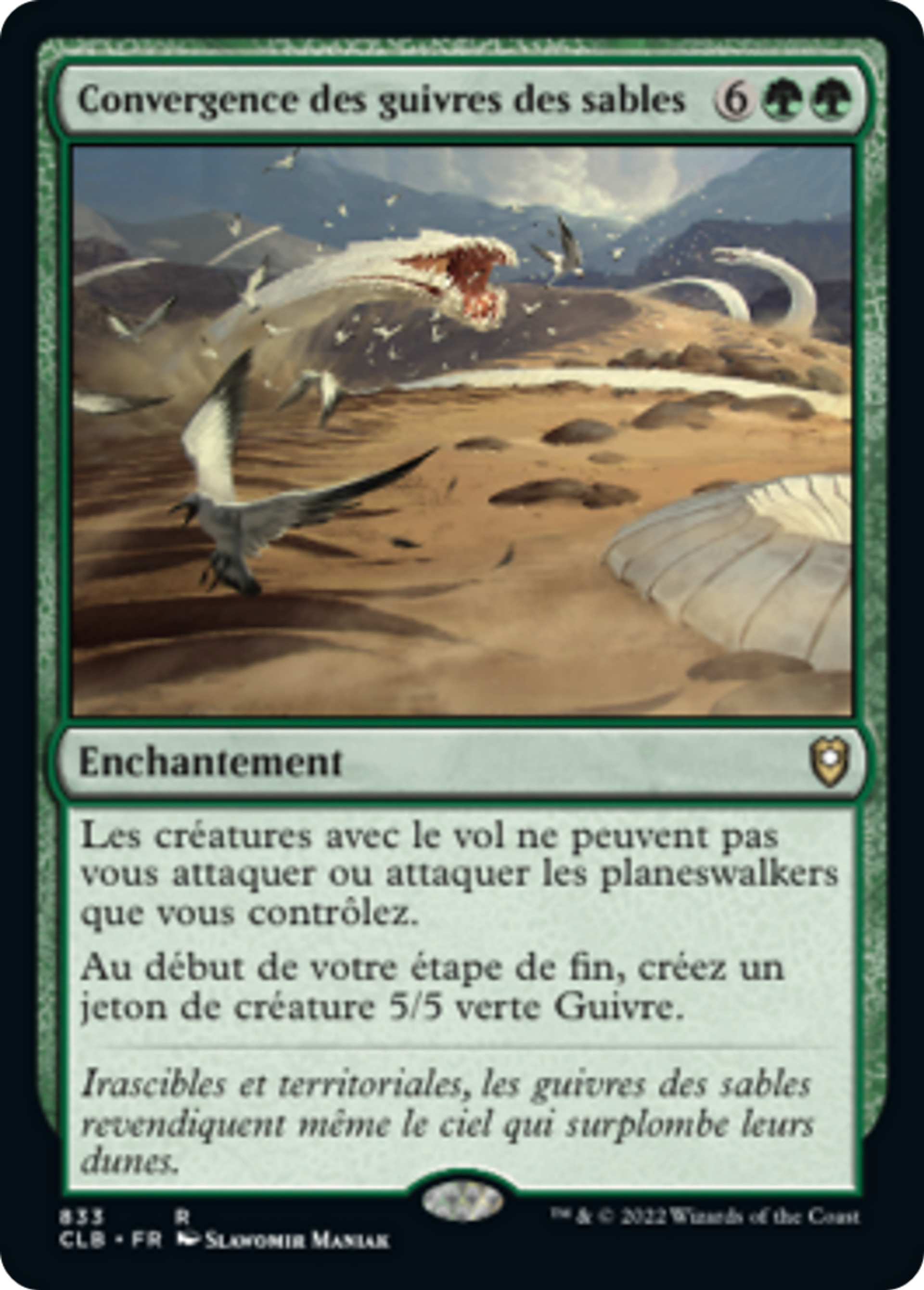 Convergence des guivres des sables — Commander Legends: Battle for Baldur's Gate — Magic: The Gathering