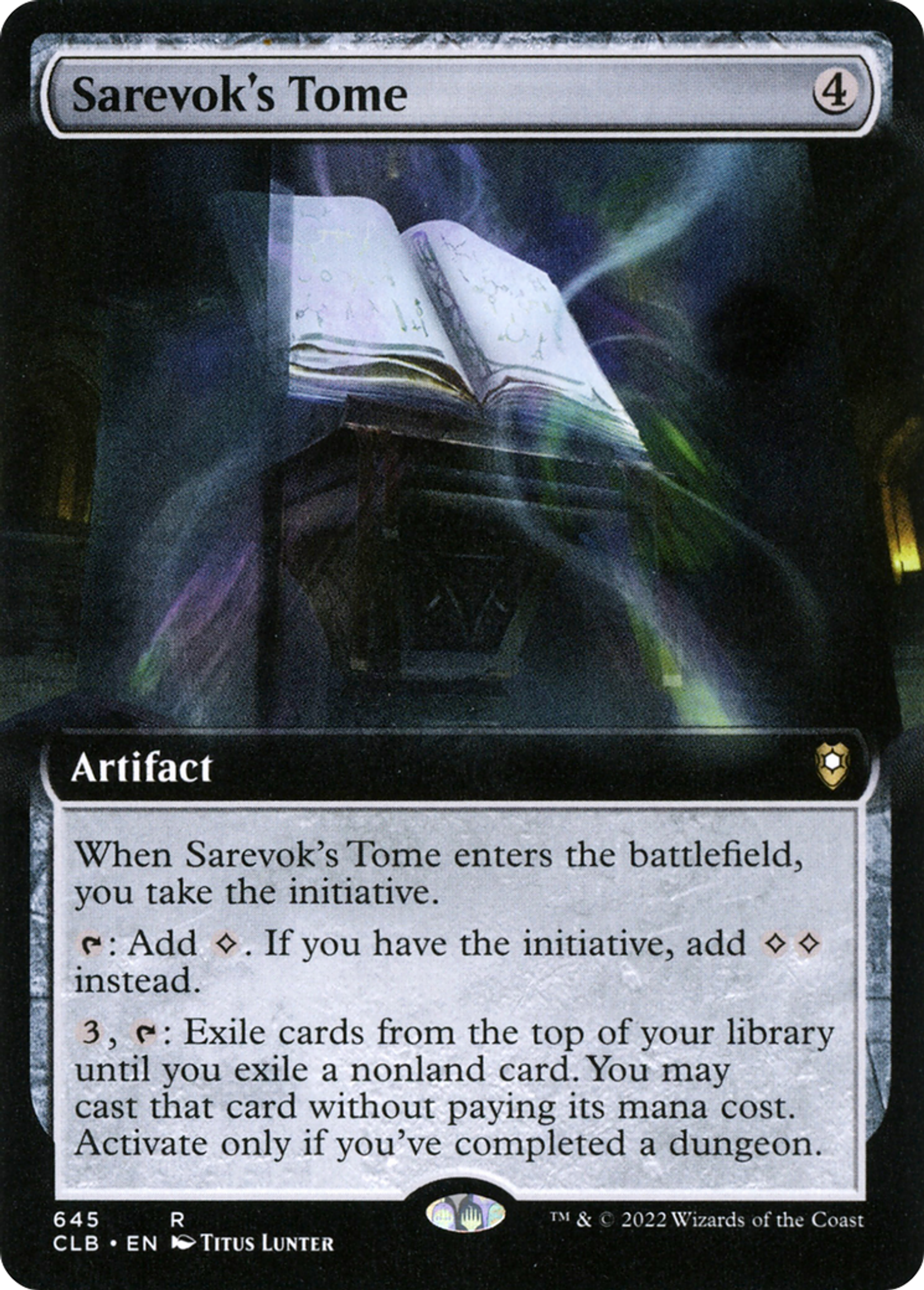 Sarevok's Tome — Commander Legends: Battle for Baldur's Gate — Magic: The Gathering