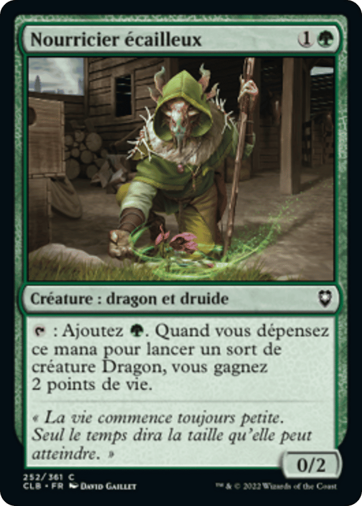 Nourricier écailleux — Commander Legends: Battle for Baldur's Gate — Magic: The Gathering