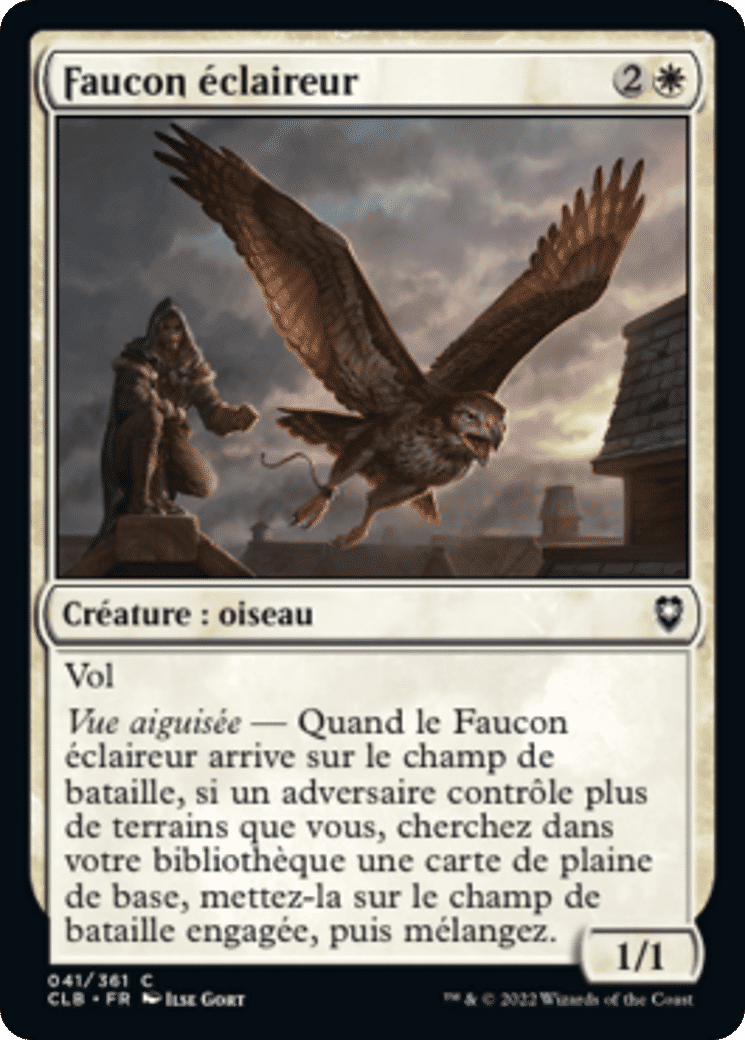Faucon éclaireur — Commander Legends: Battle for Baldur's Gate — Magic: The Gathering