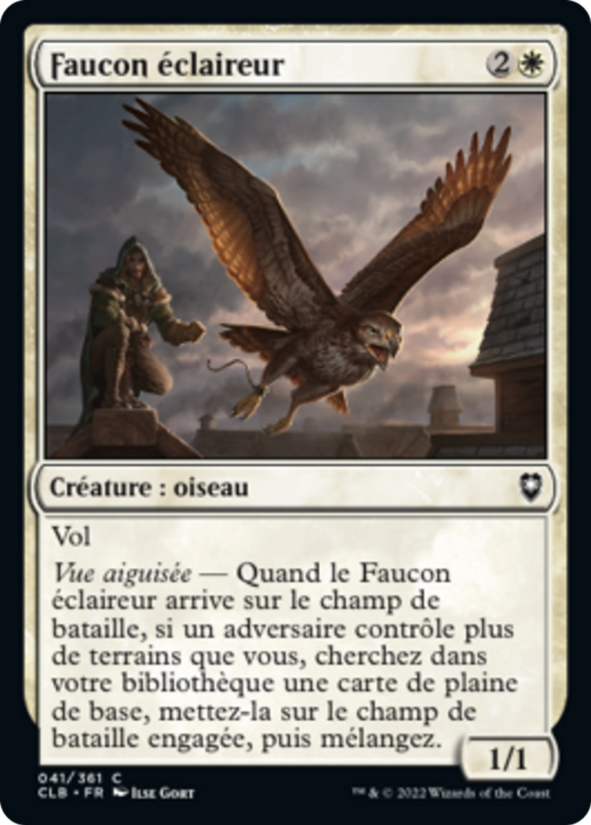 Faucon éclaireur — Commander Legends: Battle for Baldur's Gate — Magic: The Gathering