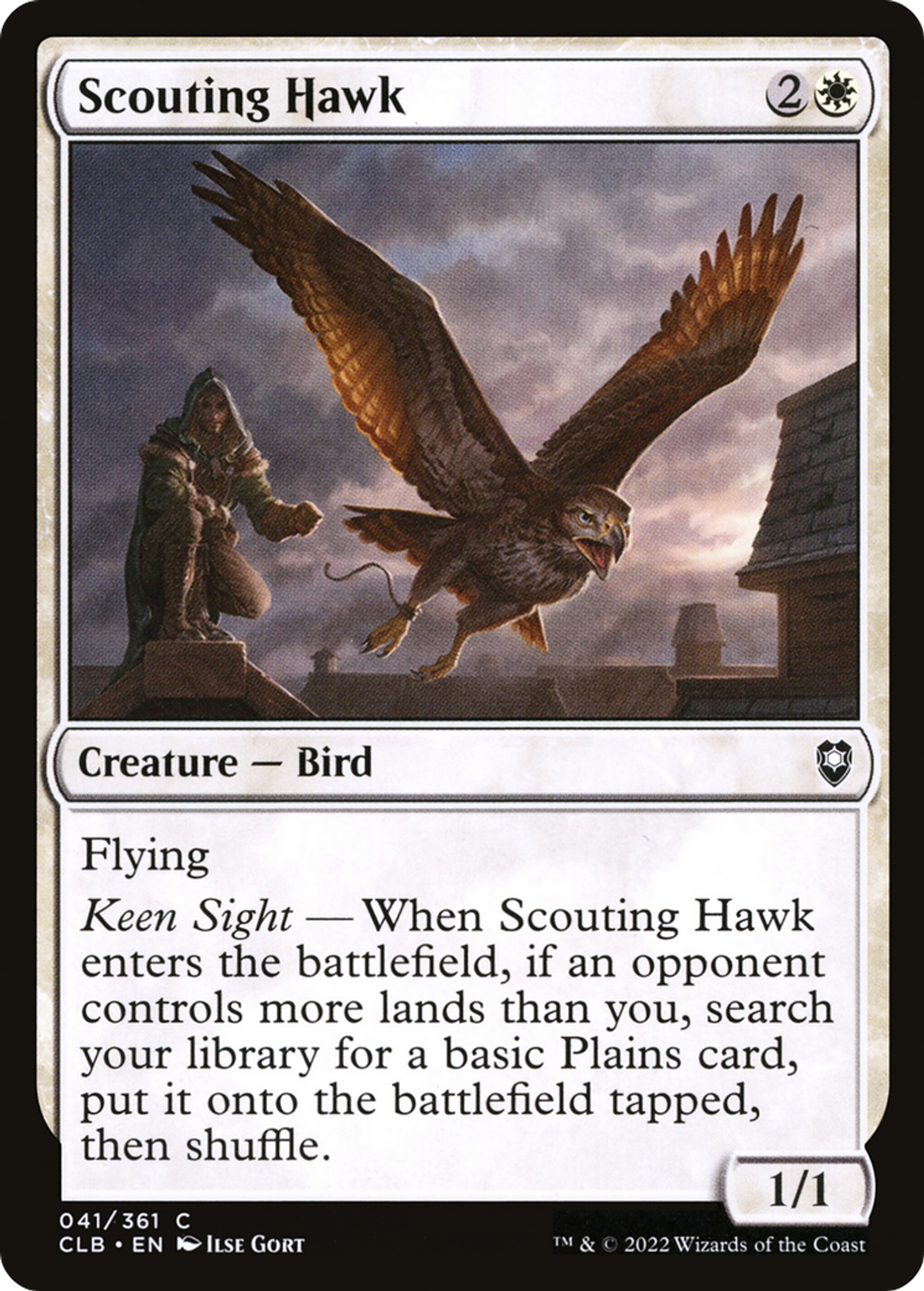 Scouting Hawk — Commander Legends: Battle for Baldur's Gate — Magic: The Gathering