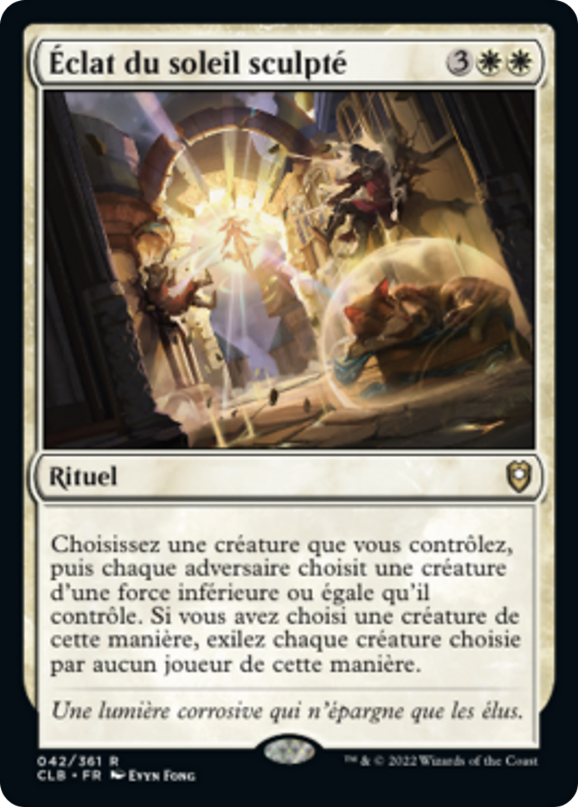 Éclat du soleil sculpté — Commander Legends: Battle for Baldur's Gate — Magic: The Gathering