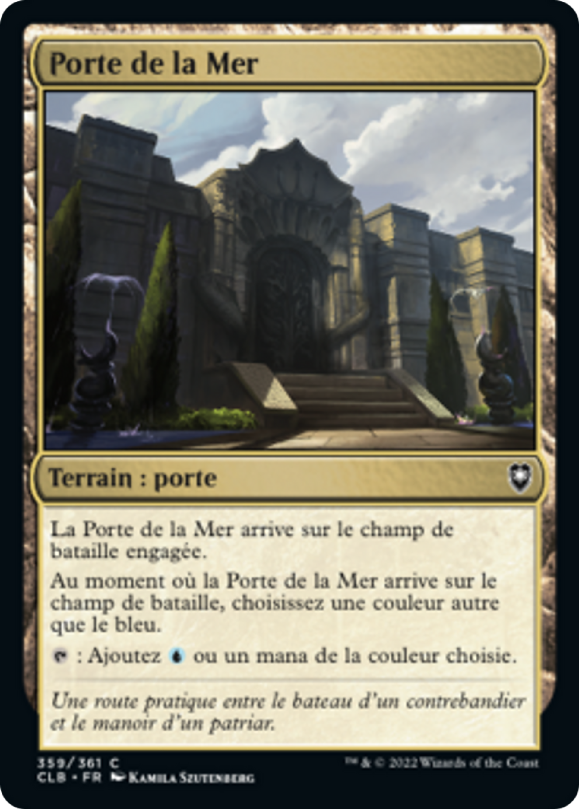 Porte de la Mer — Commander Legends: Battle for Baldur's Gate — Magic: The Gathering