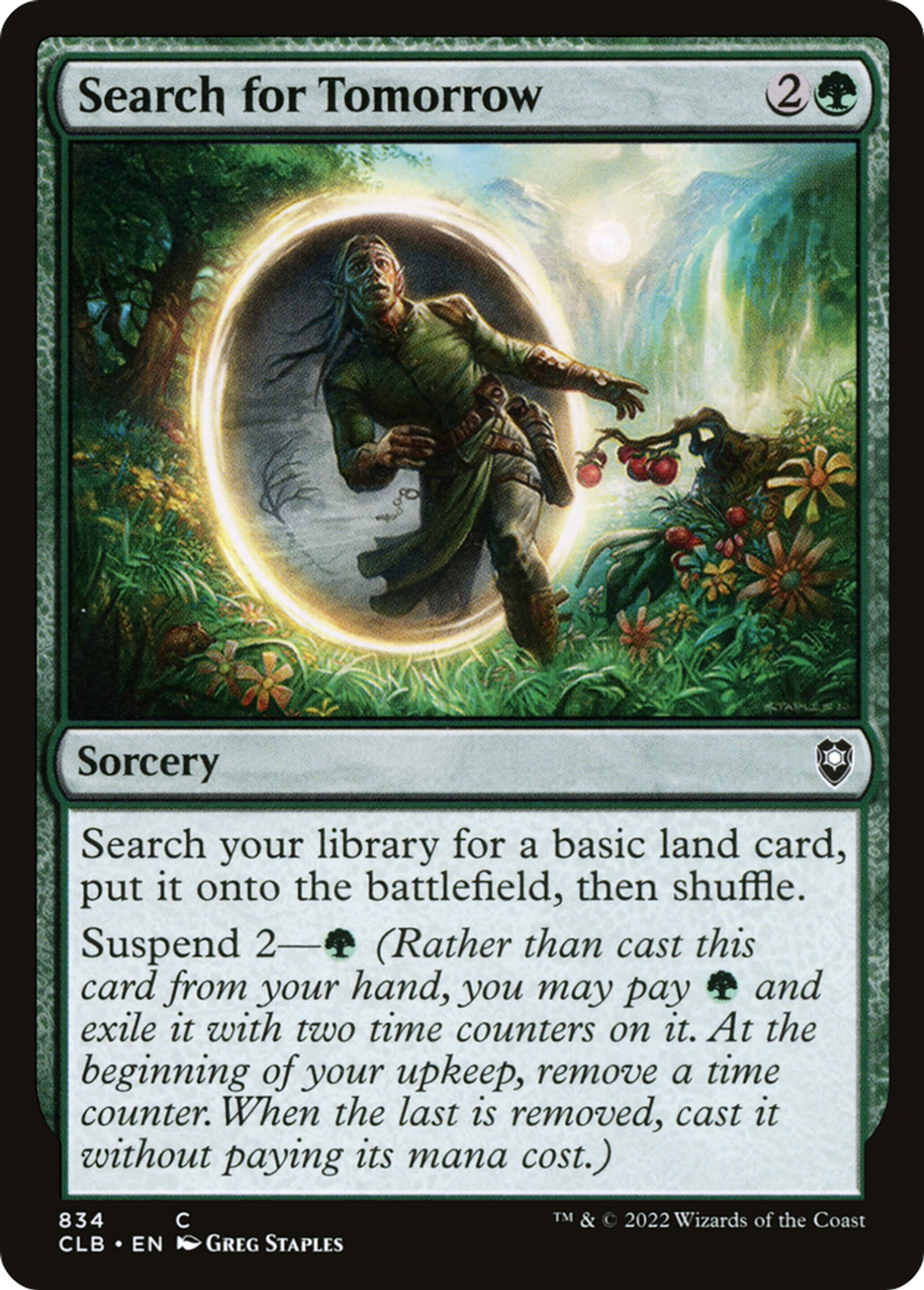 Search for Tomorrow — Commander Legends: Battle for Baldur's Gate — Magic: The Gathering