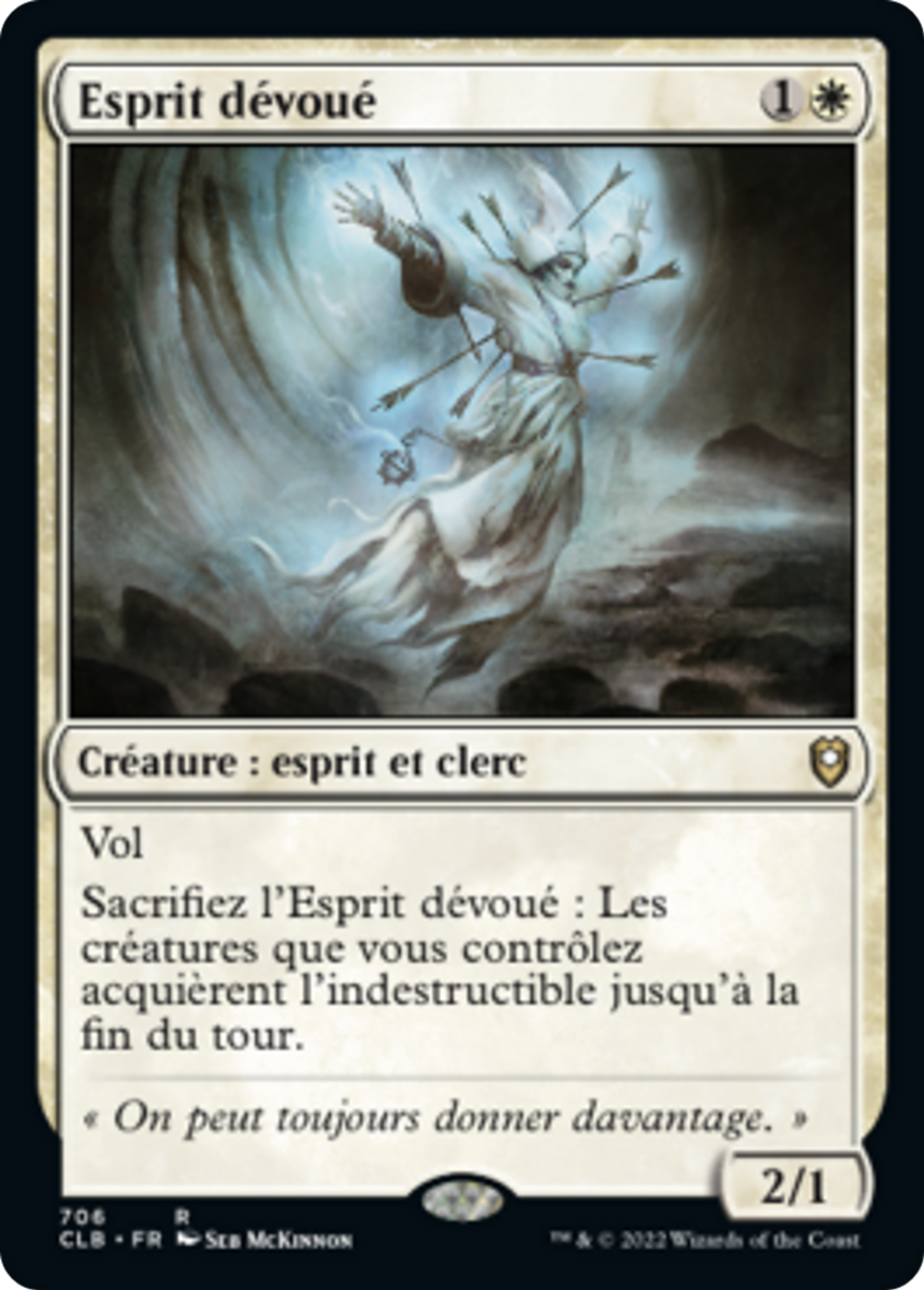 Esprit dévoué — Commander Legends: Battle for Baldur's Gate — Magic: The Gathering