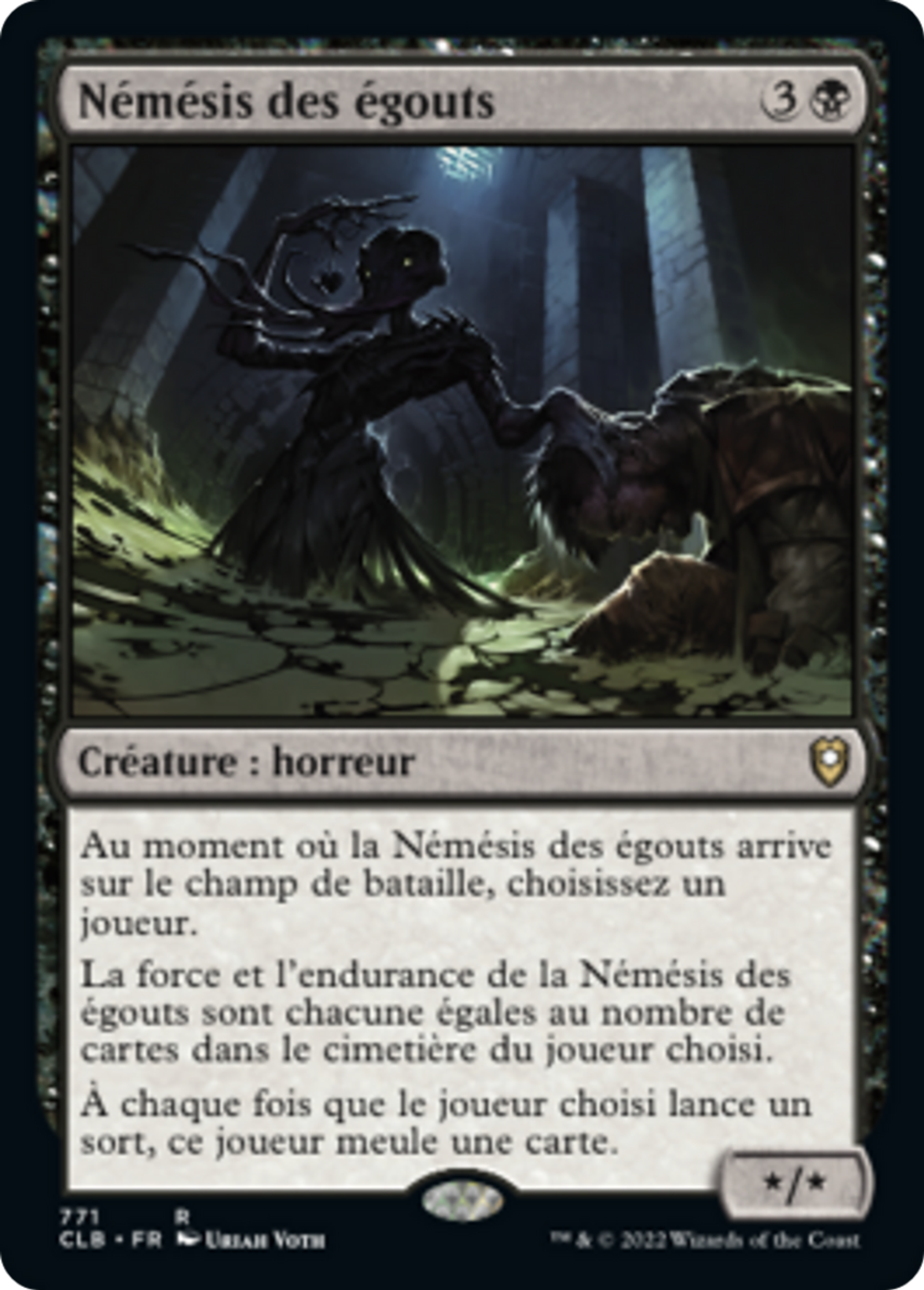 Némésis des égouts — Commander Legends: Battle for Baldur's Gate — Magic: The Gathering
