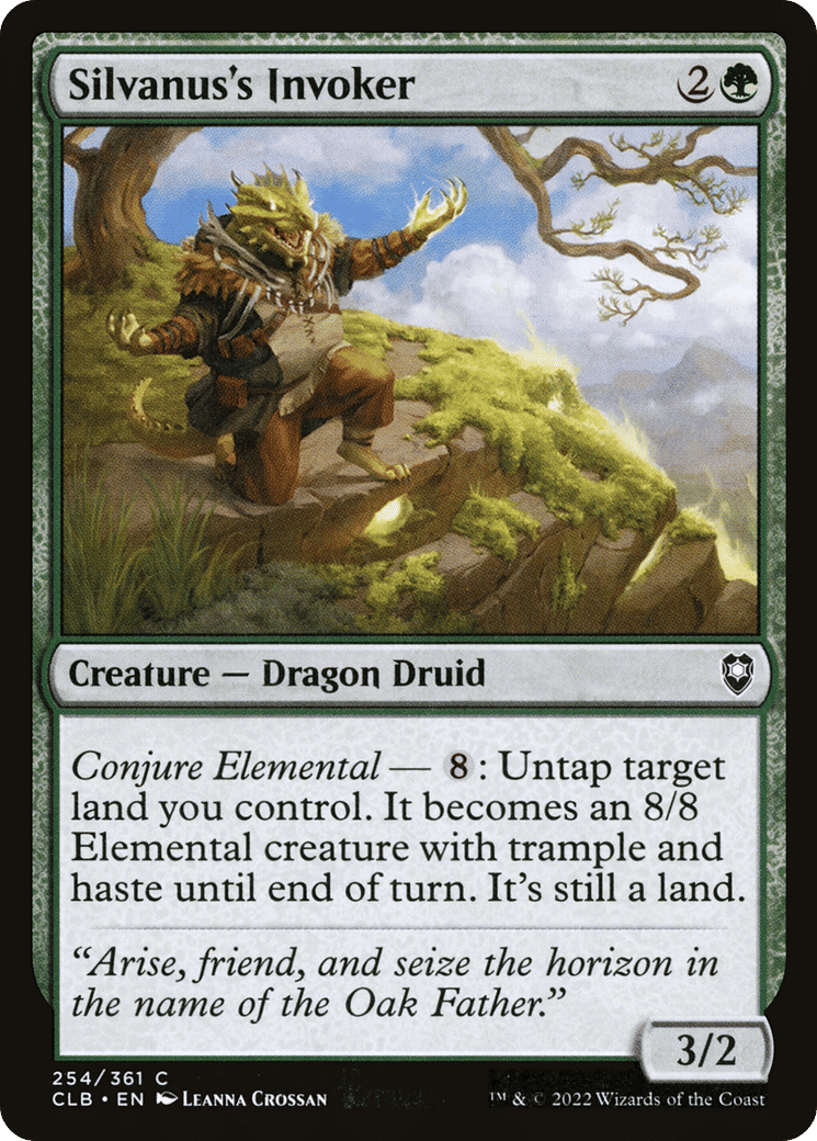 Silvanus's Invoker — Commander Legends: Battle for Baldur's Gate — Magic: The Gathering