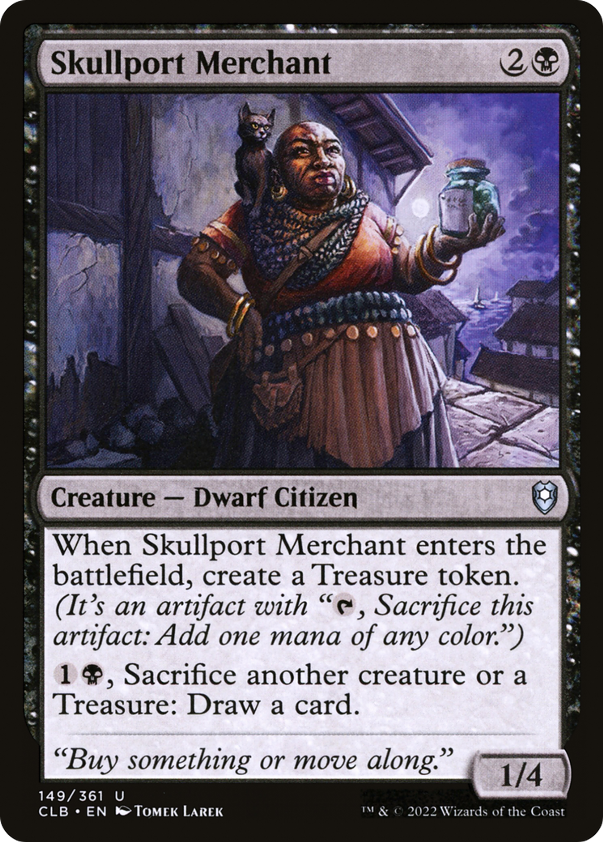 Skullport Merchant — Commander Legends: Battle for Baldur's Gate — Magic: The Gathering