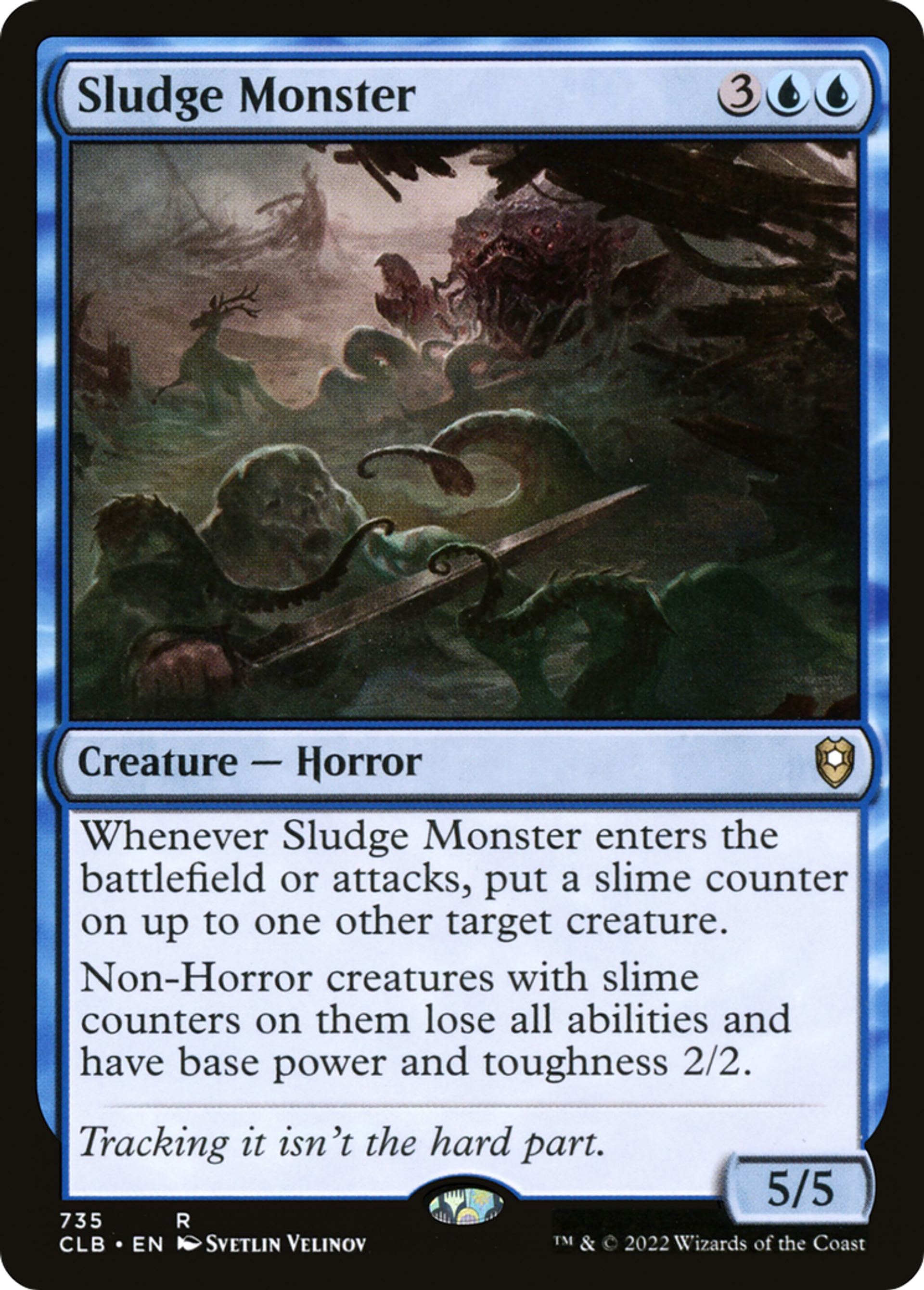 Sludge Monster — Commander Legends: Battle for Baldur's Gate — Magic: The Gathering