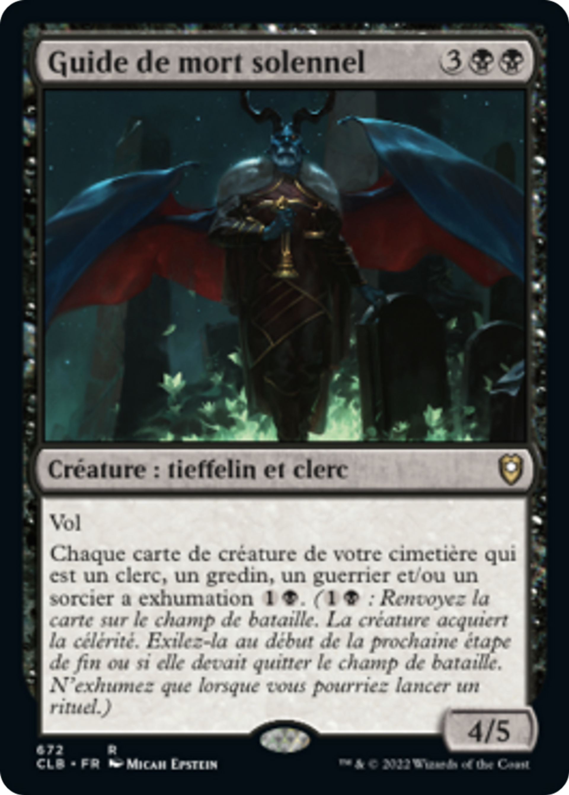 Guide de mort solennel — Commander Legends: Battle for Baldur's Gate — Magic: The Gathering