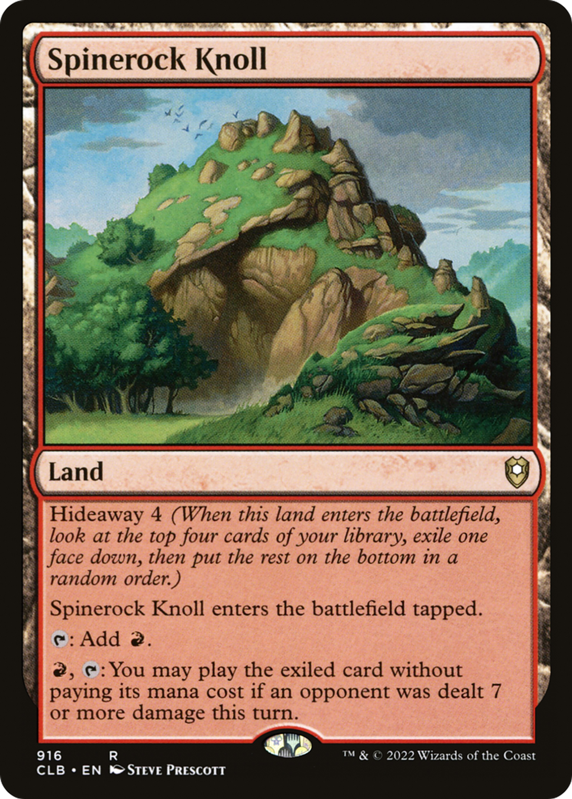 Tertre de Rochépine — Commander Legends: Battle for Baldur's Gate — Magic: The Gathering