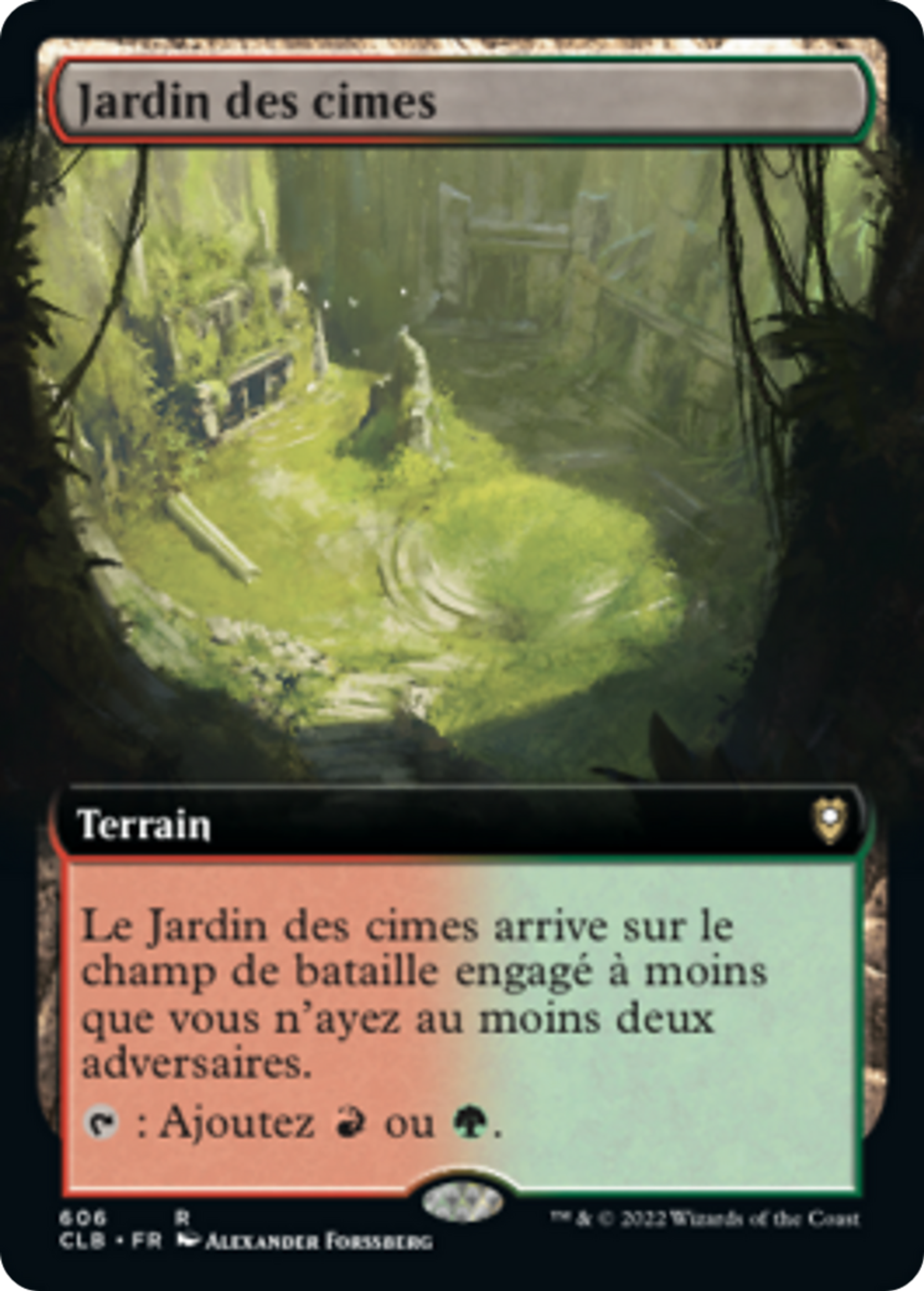 Jardin des cimes — Commander Legends: Battle for Baldur's Gate — Magic: The Gathering