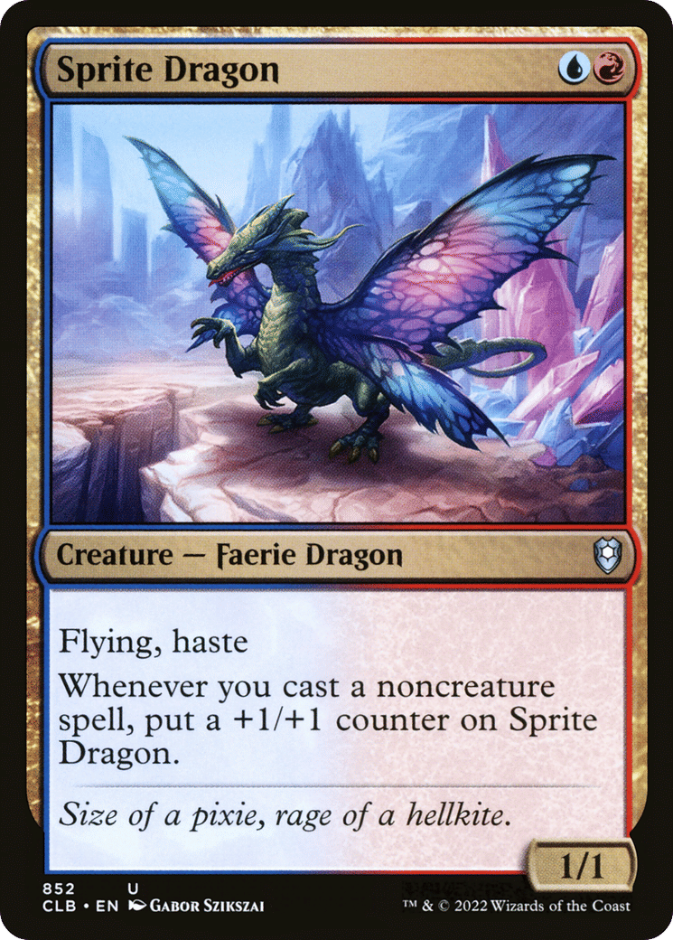 Sprite Dragon — Commander Legends: Battle for Baldur's Gate — Magic: The Gathering