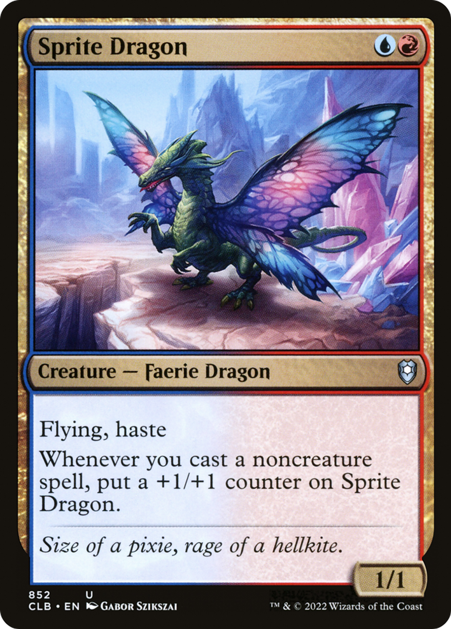 Sprite Dragon — Commander Legends: Battle for Baldur's Gate — Magic: The Gathering