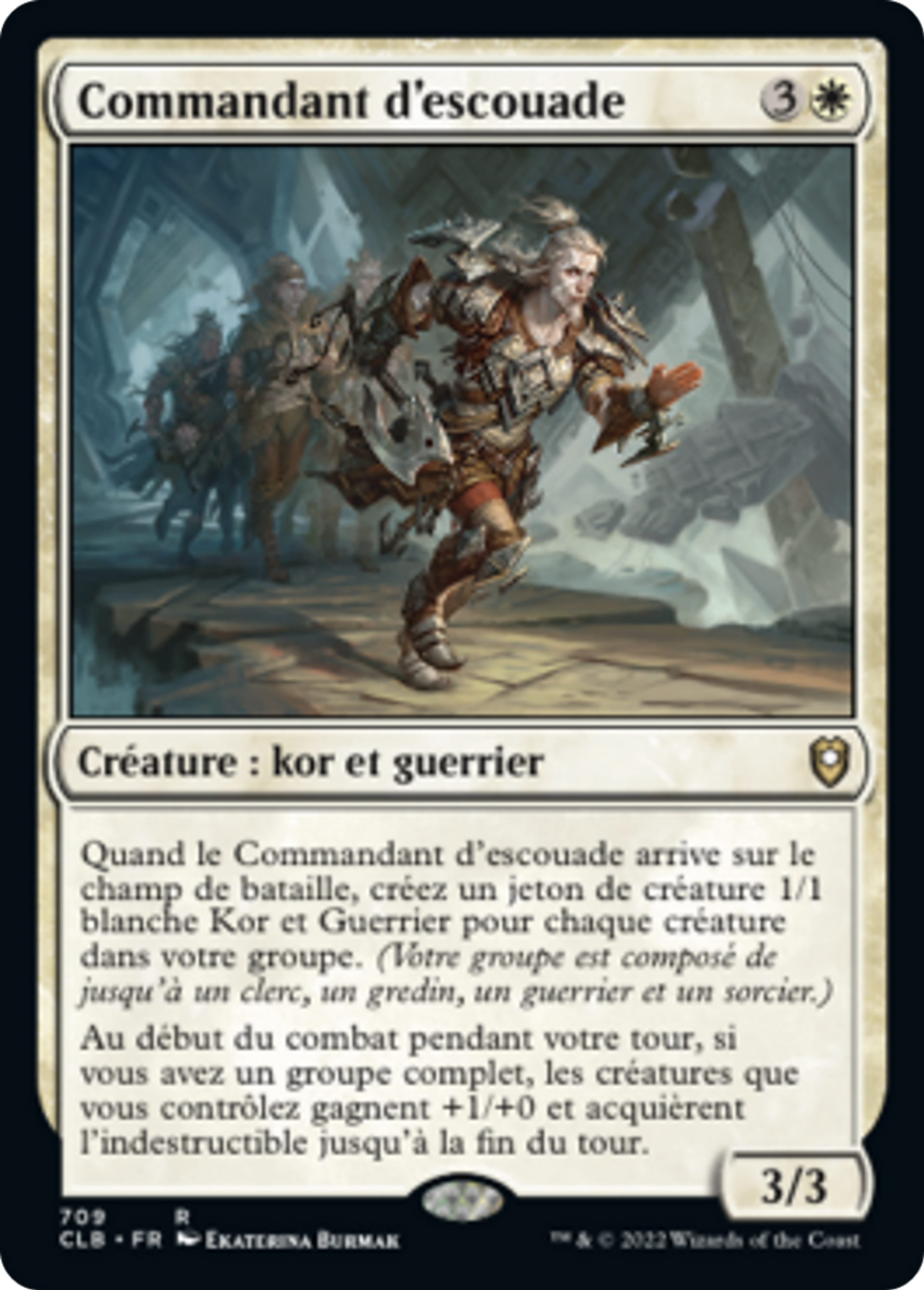 Commandant d'escouade — Commander Legends: Battle for Baldur's Gate — Magic: The Gathering