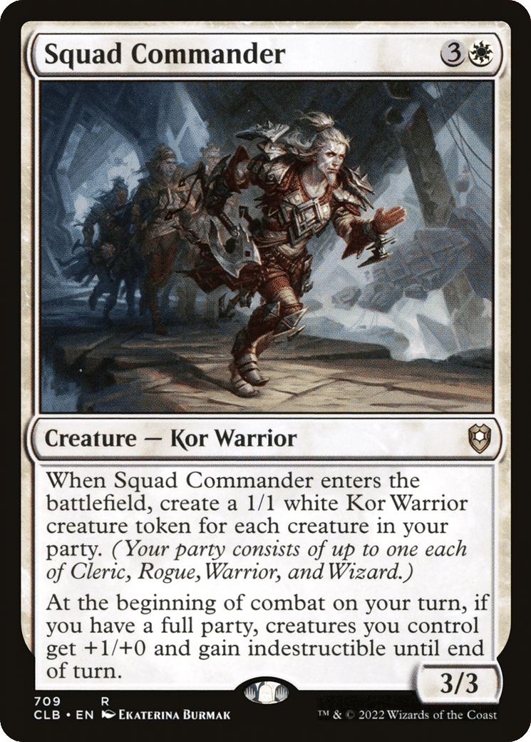 Squad Commander — Commander Legends: Battle for Baldur's Gate — Magic: The Gathering