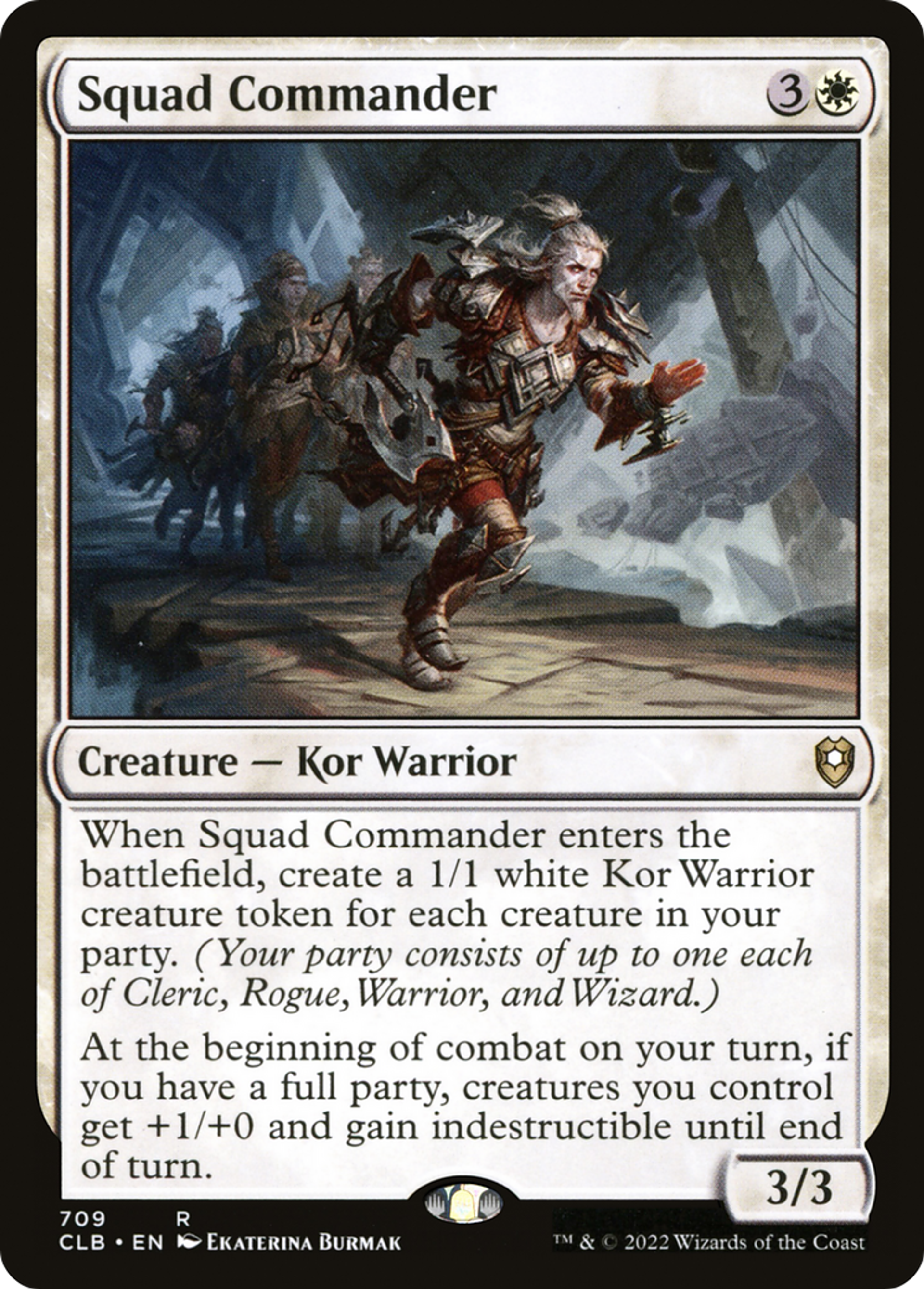 Squad Commander — Commander Legends: Battle for Baldur's Gate — Magic: The Gathering