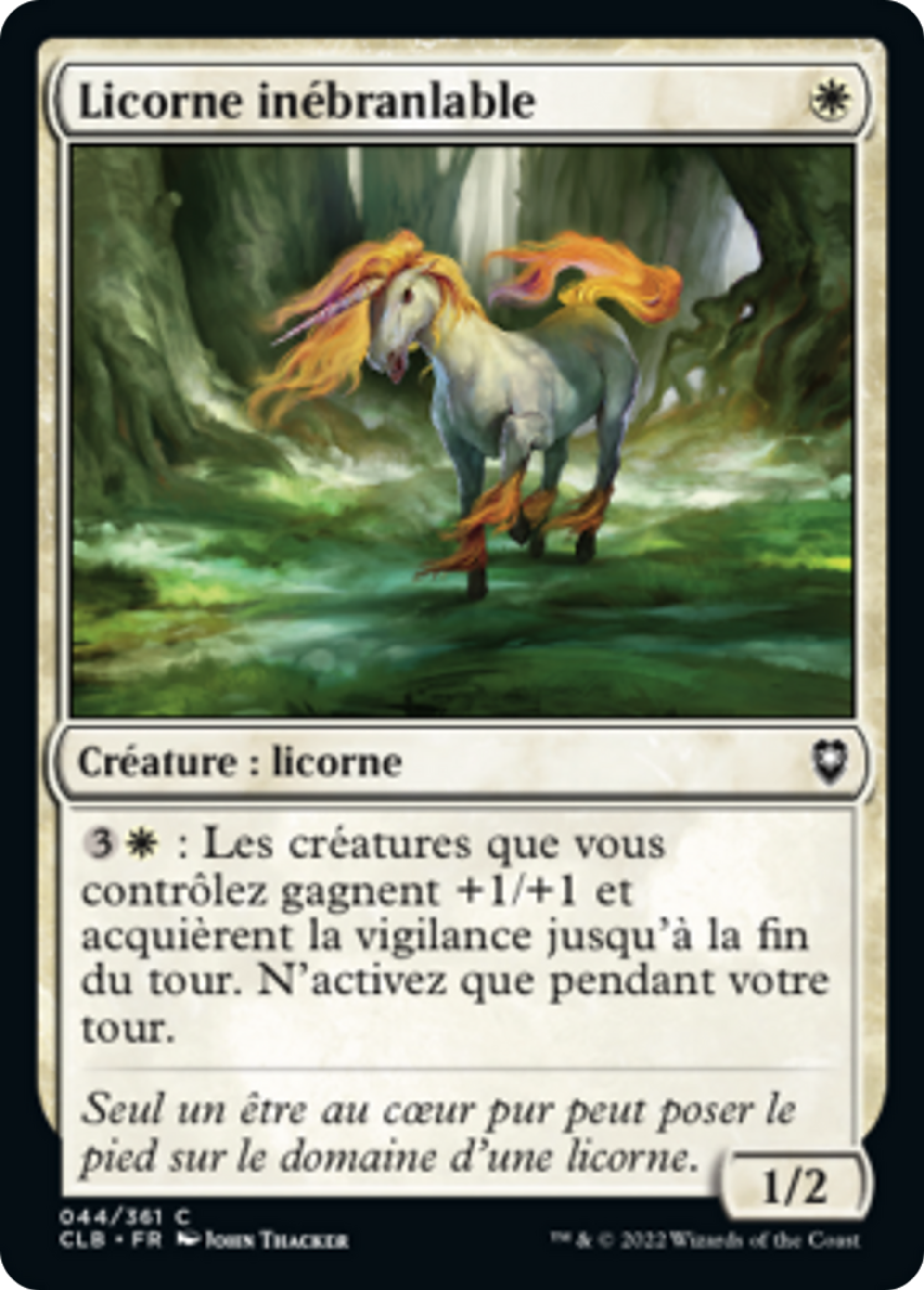 Licorne inébranlable — Commander Legends: Battle for Baldur's Gate — Magic: The Gathering