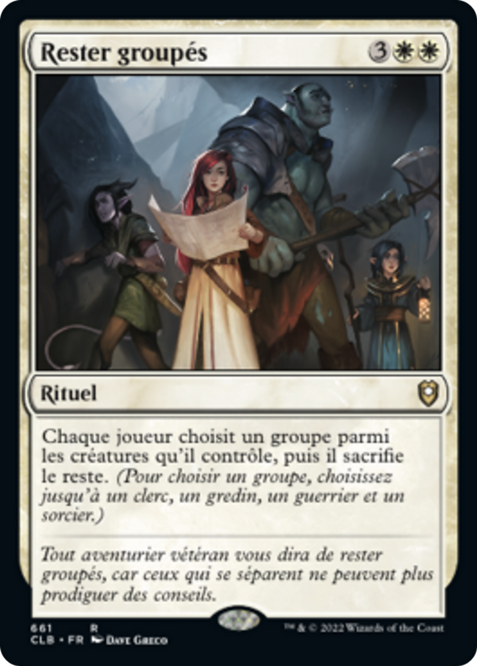 Rester groupés — Commander Legends: Battle for Baldur's Gate — Magic: The Gathering