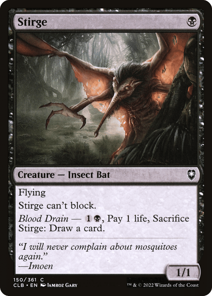 Stirge — Commander Legends: Battle for Baldur's Gate — Magic: The Gathering